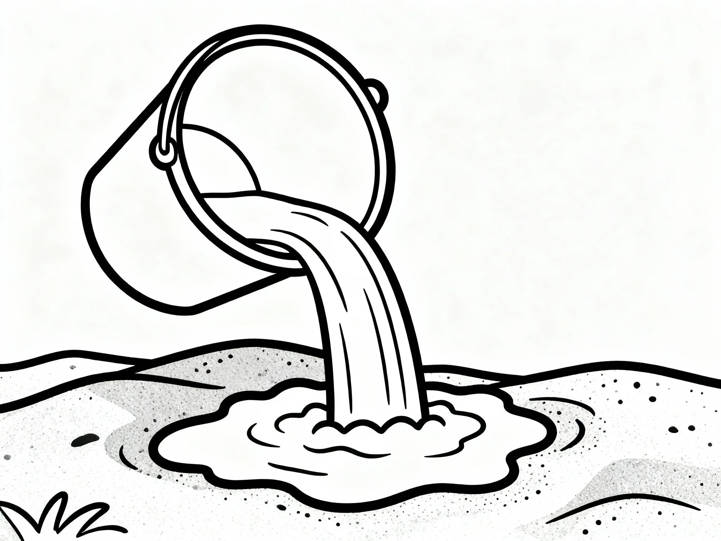 Water Bucket Pouring