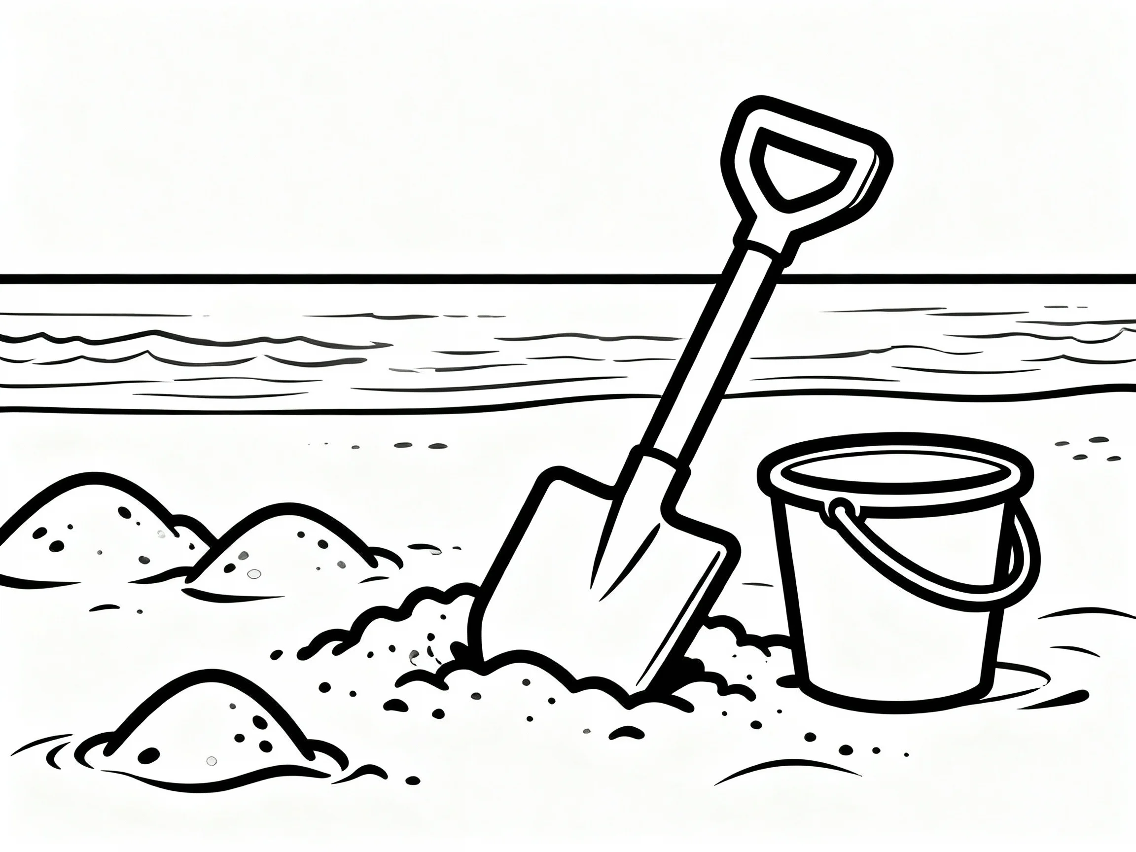 Shovel and Pail Scene