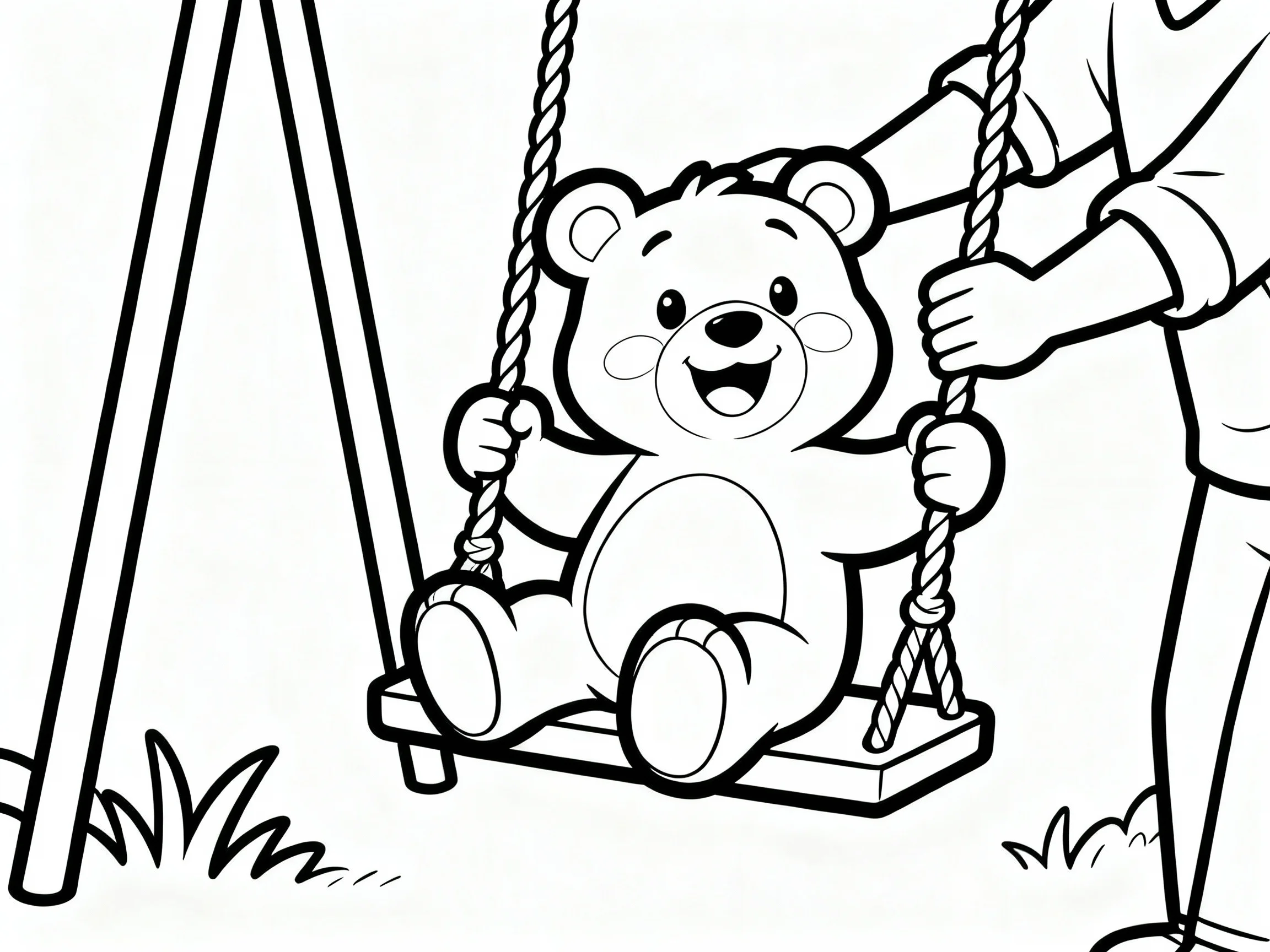 Bear on a Swing