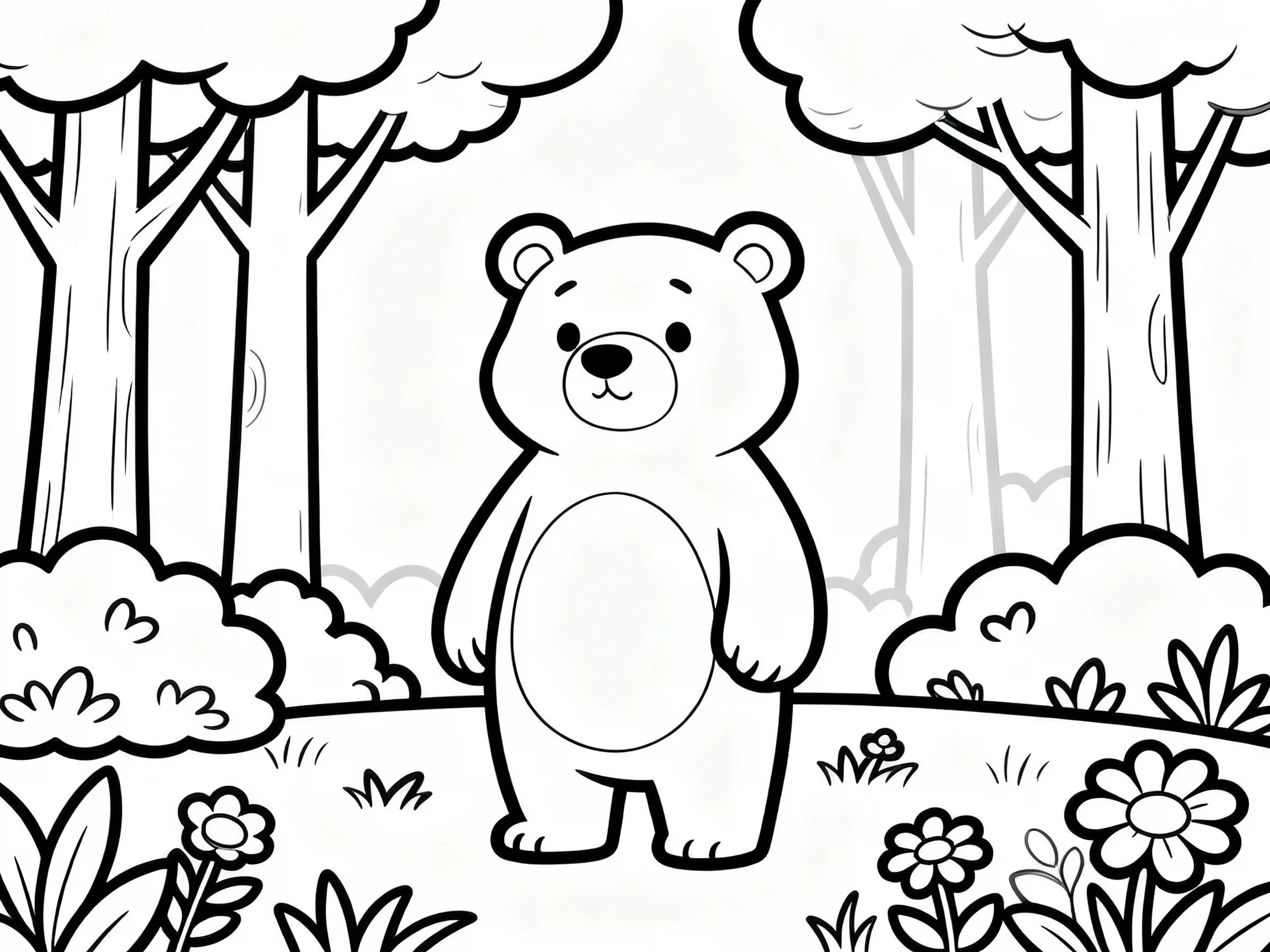 Bear in the Forest