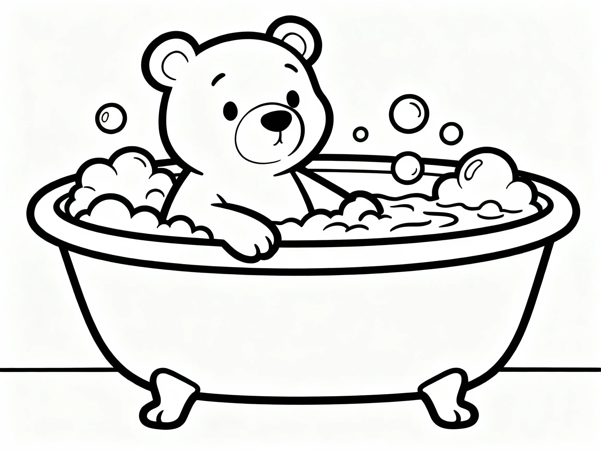 Bear in a Bathtub