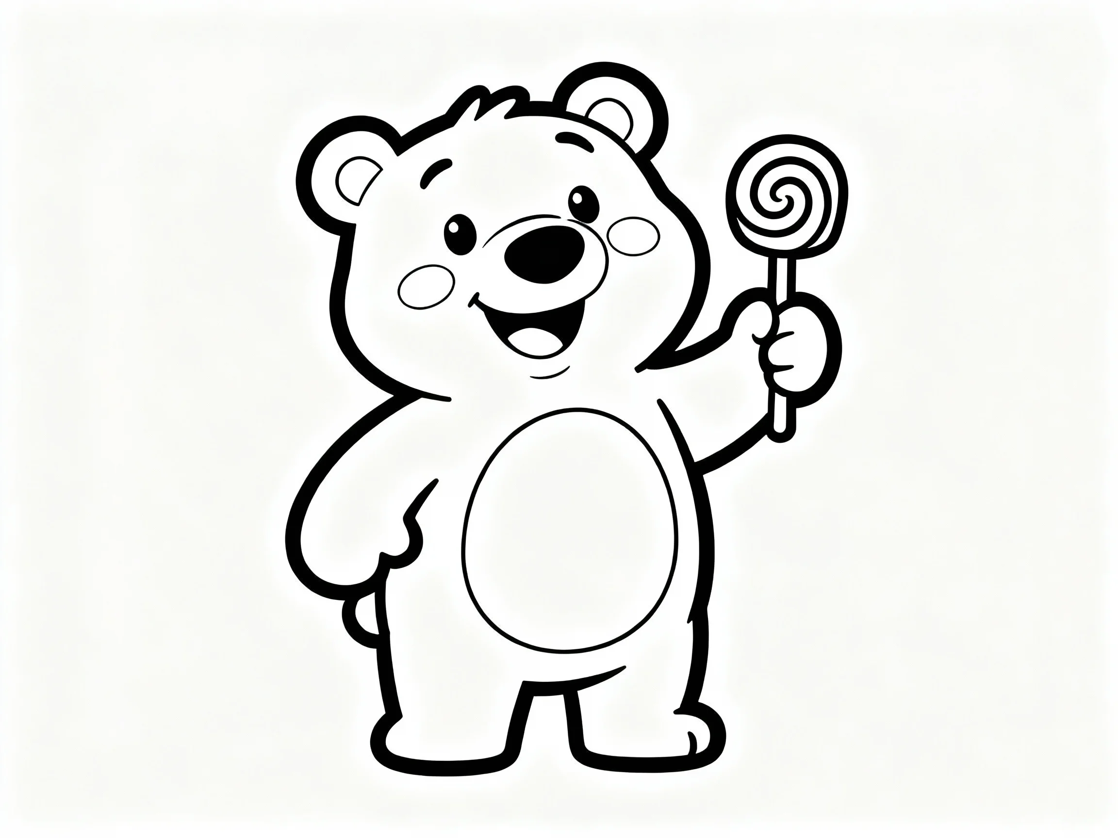 Bear Holding Candy