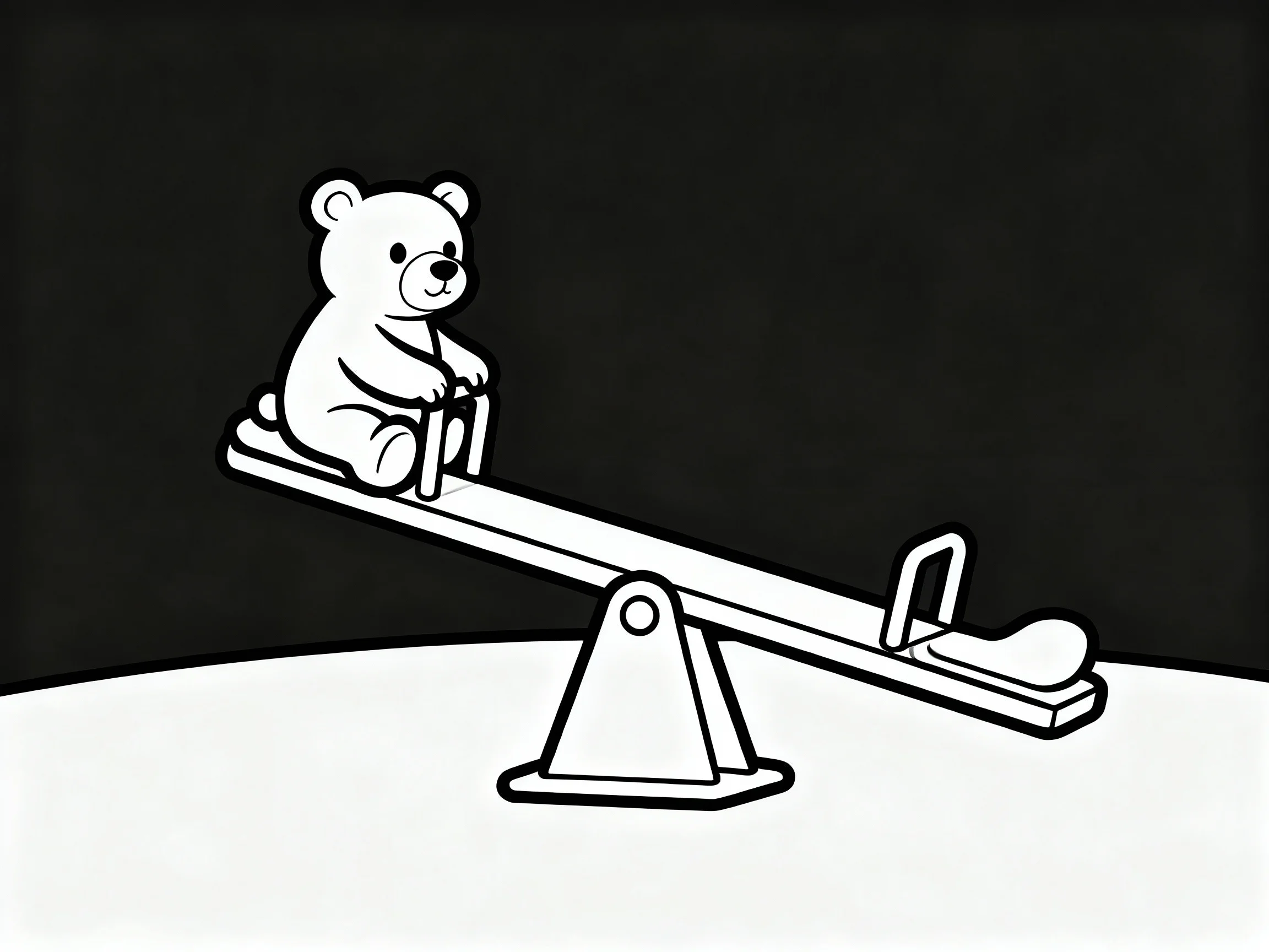 Bear on a Seesaw