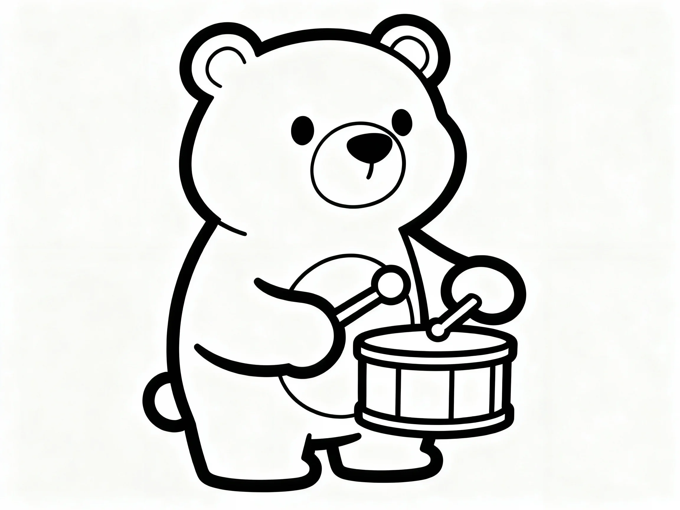 Bear with a Drum