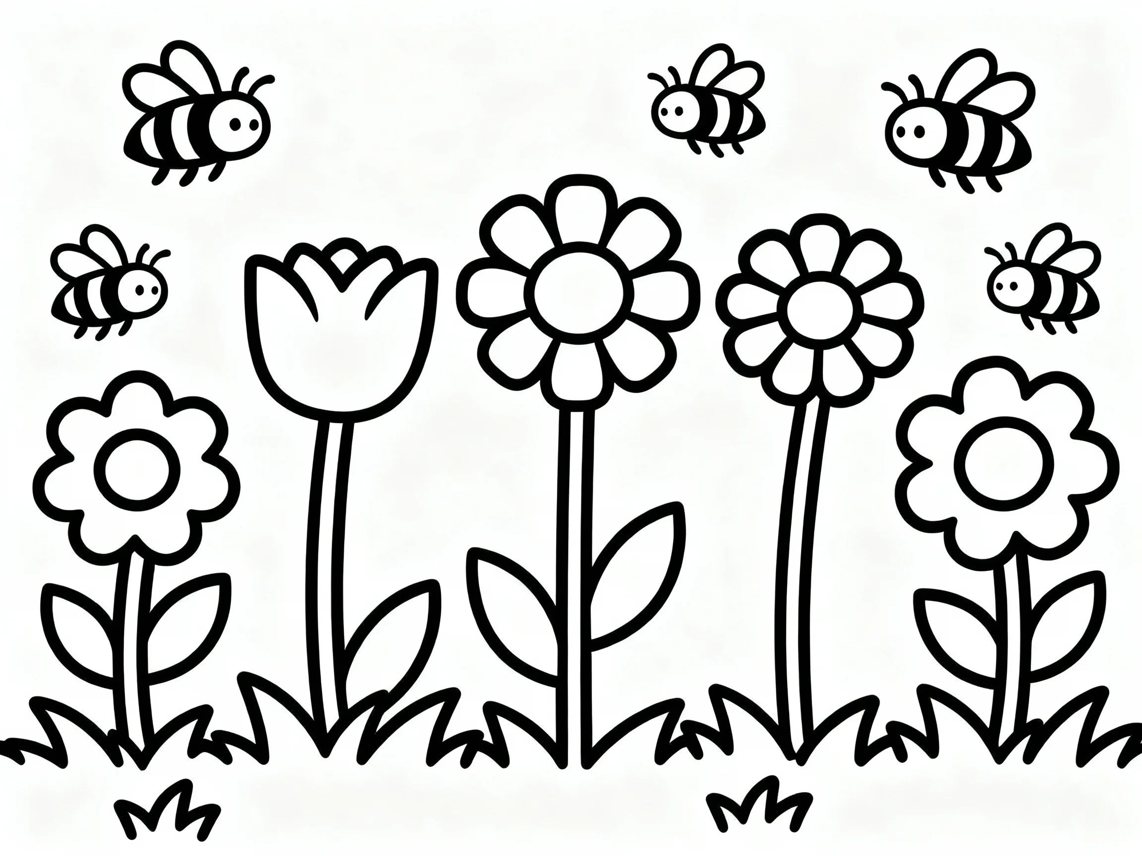 47 Cute Bee Coloring Pages (Free Download) preview