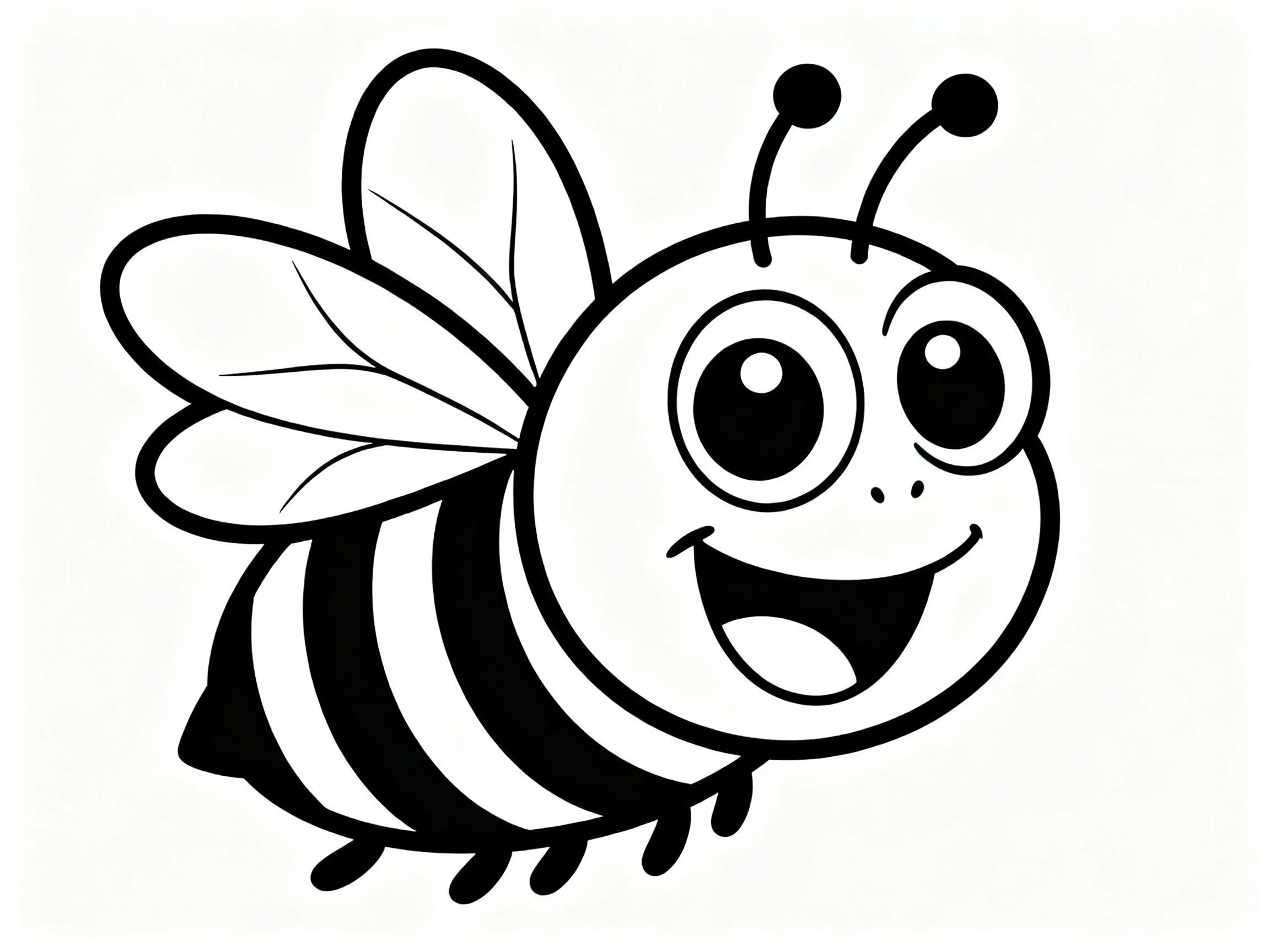 Bee with Big Smile