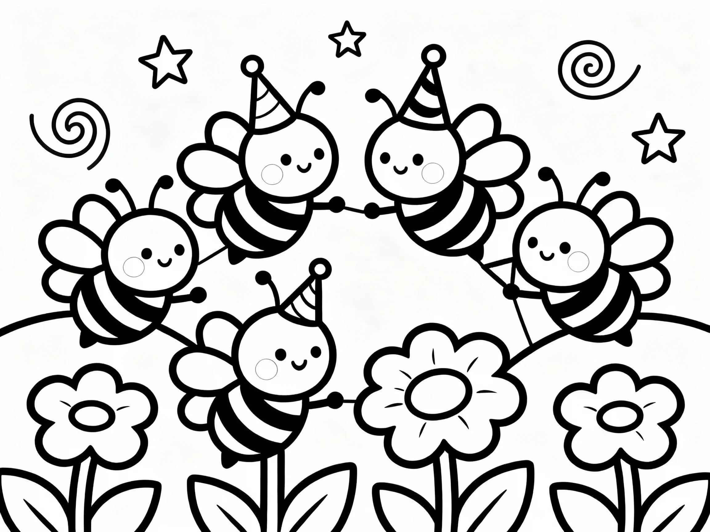 Bee Party with Friends