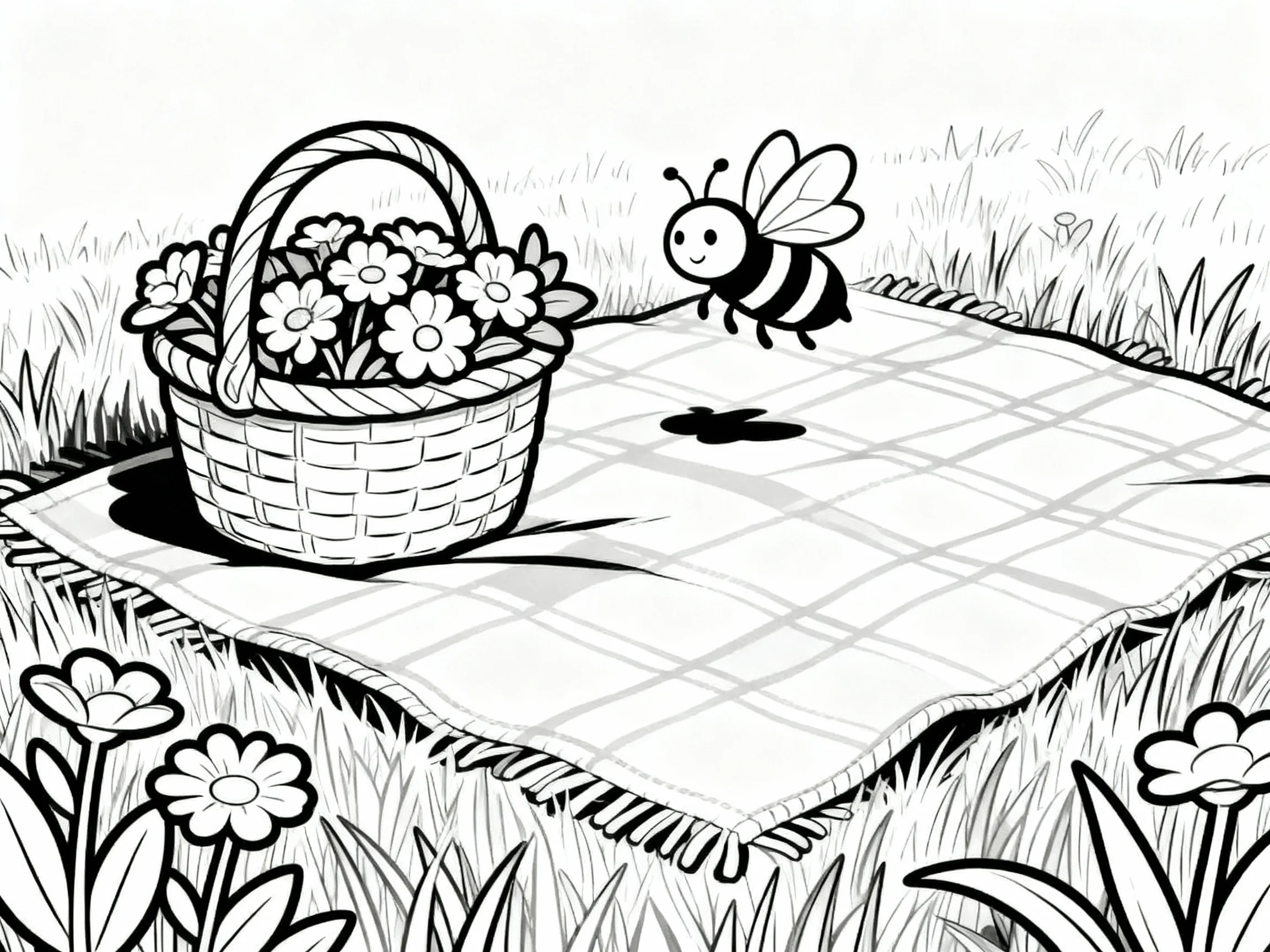 Bee at Picnic