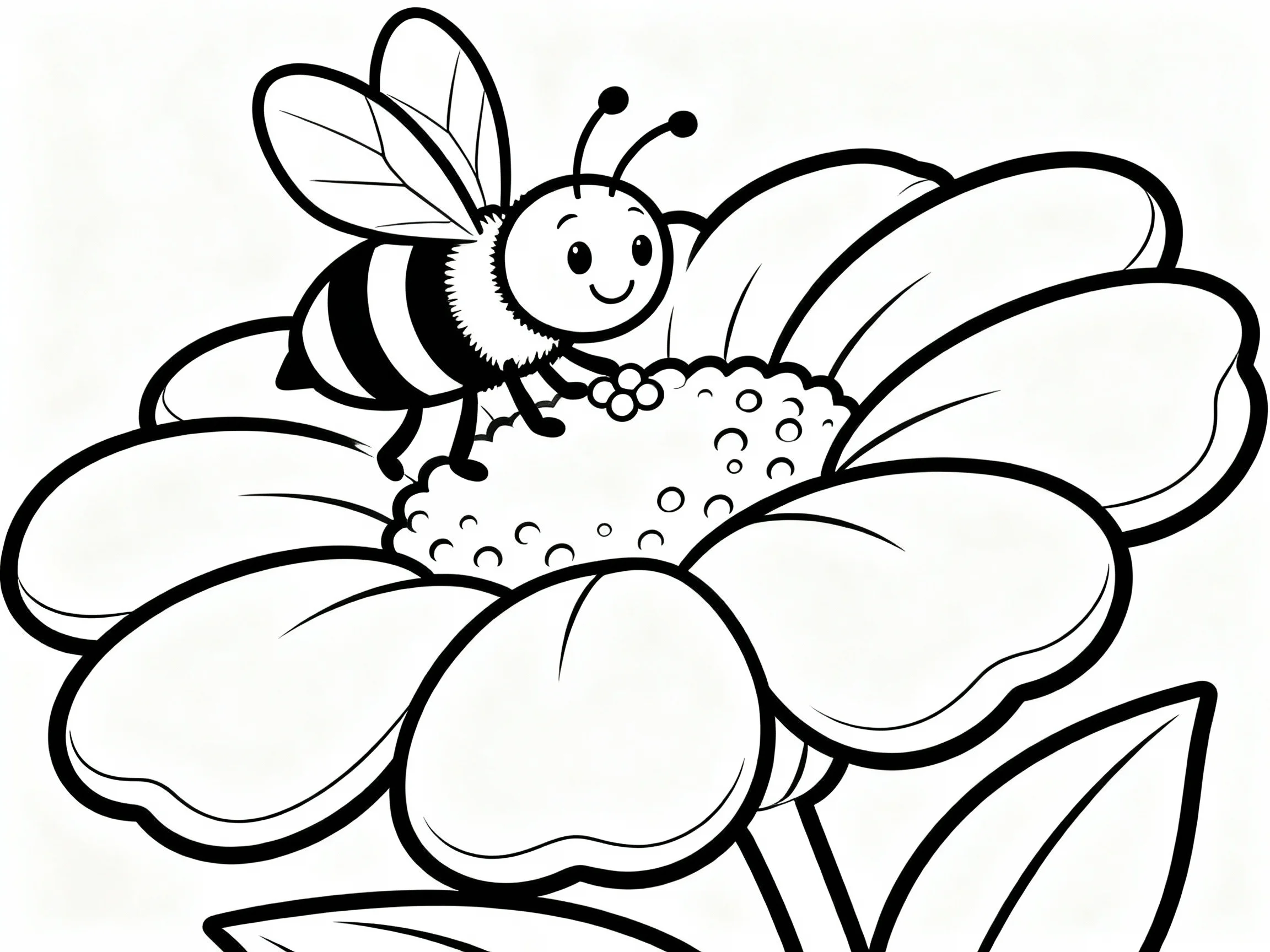 Bee Collecting Pollen