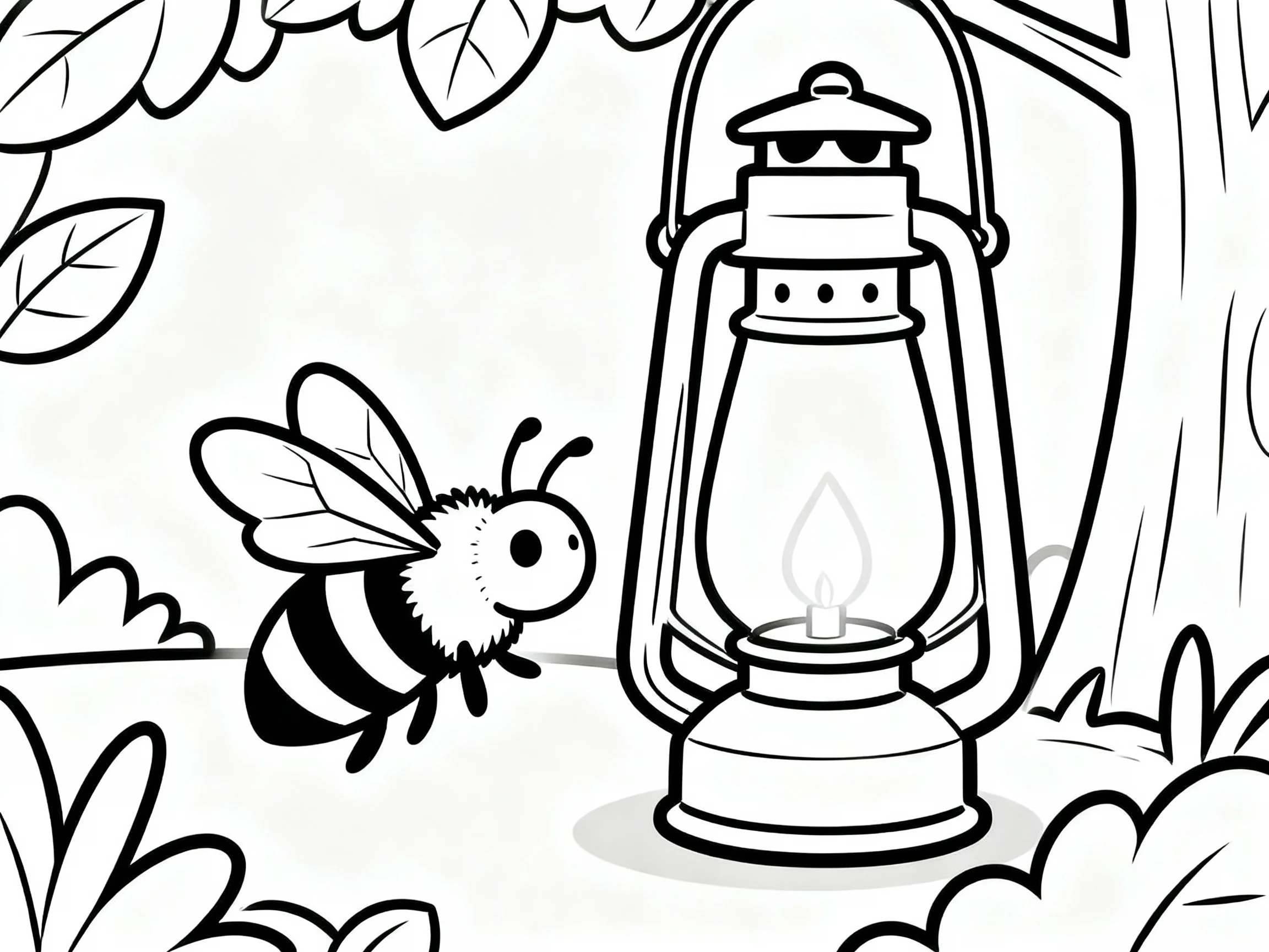 Bee with Lantern