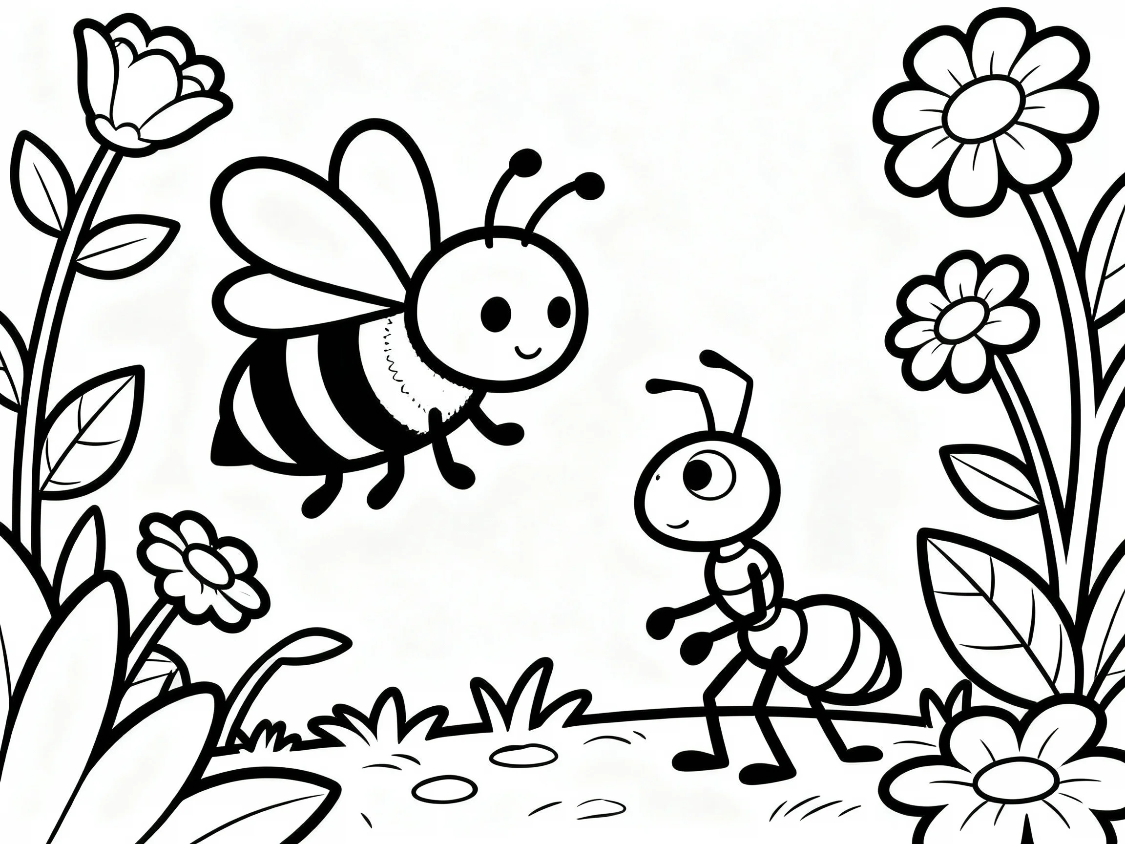 Bee and Ant Friends
