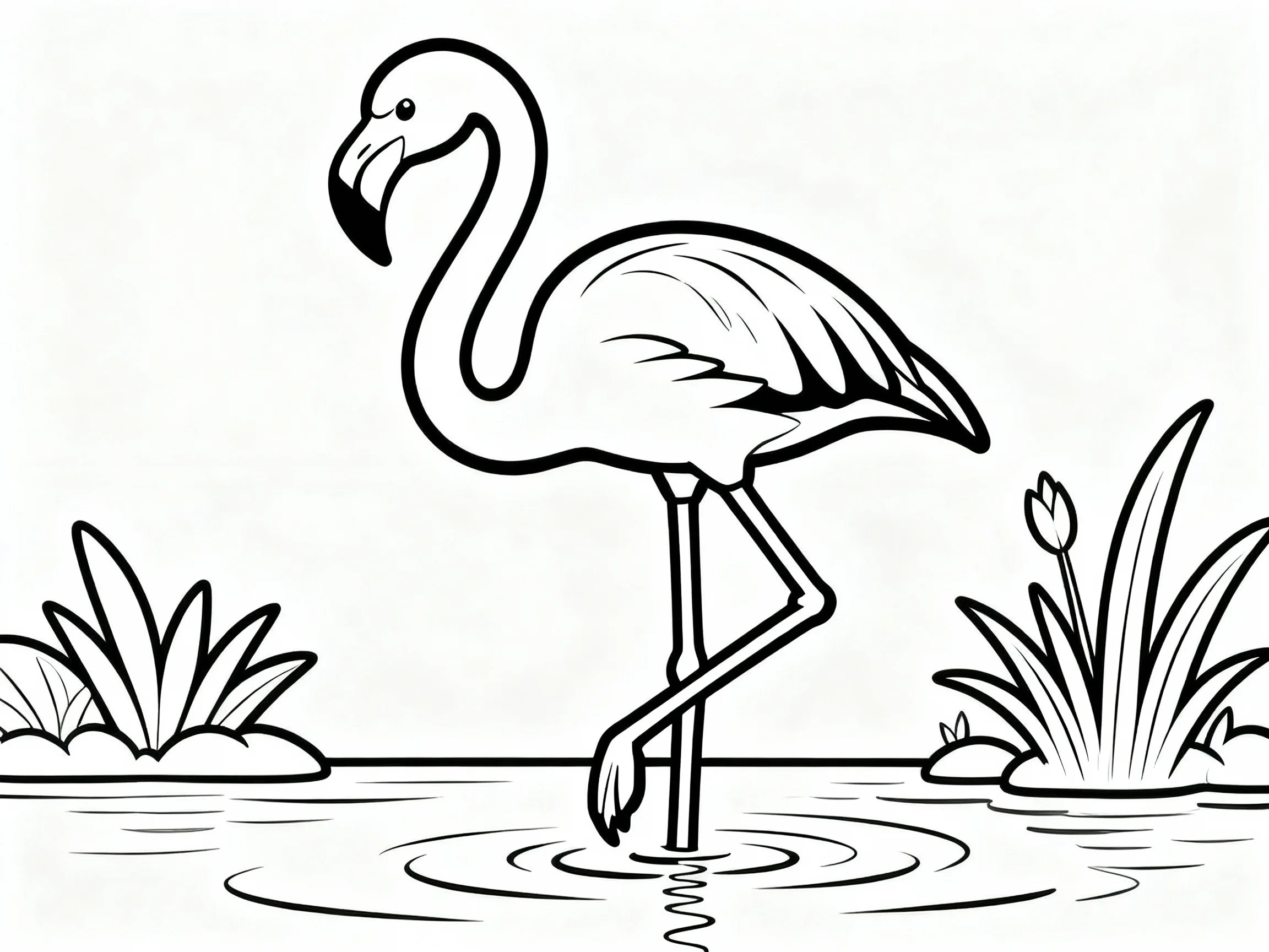 Flamingo Standing
