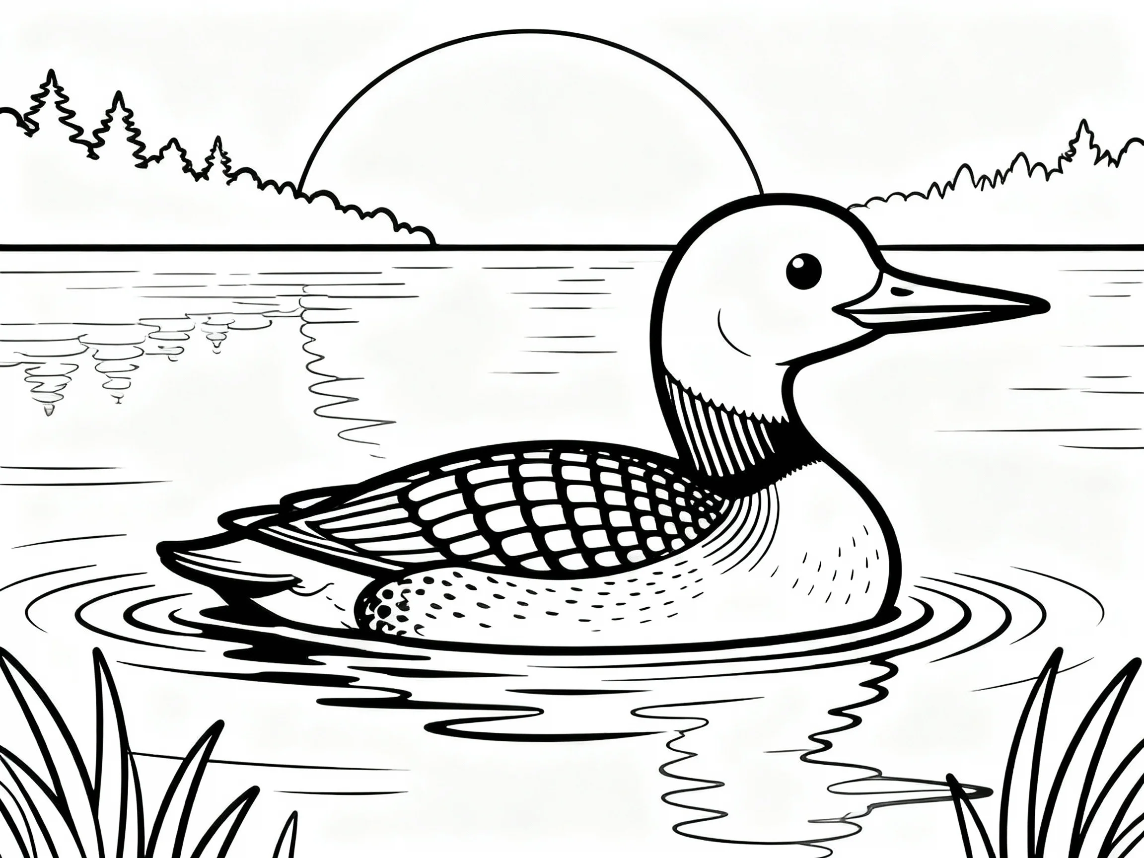 Loon on Water