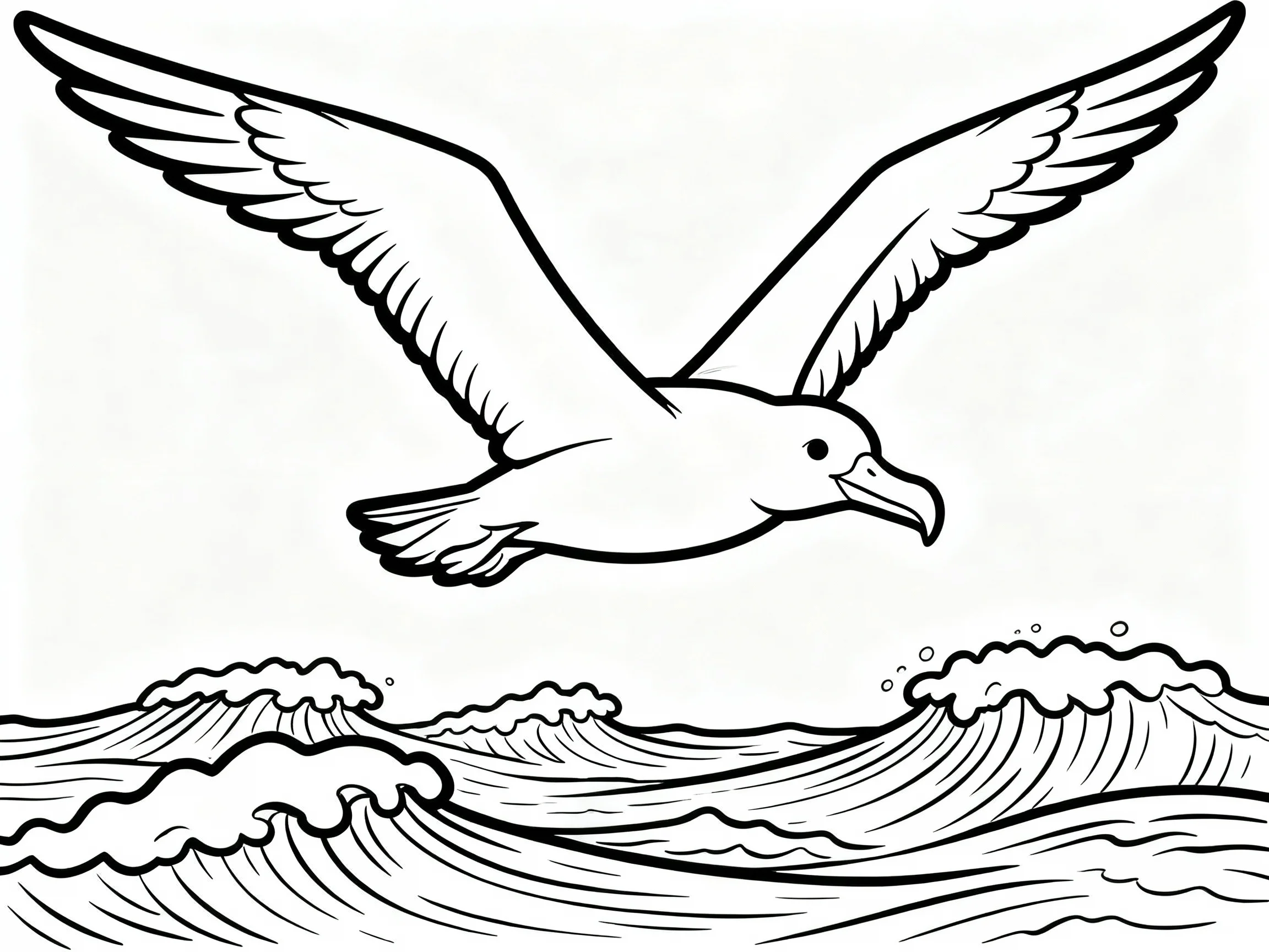 Albatross Flying