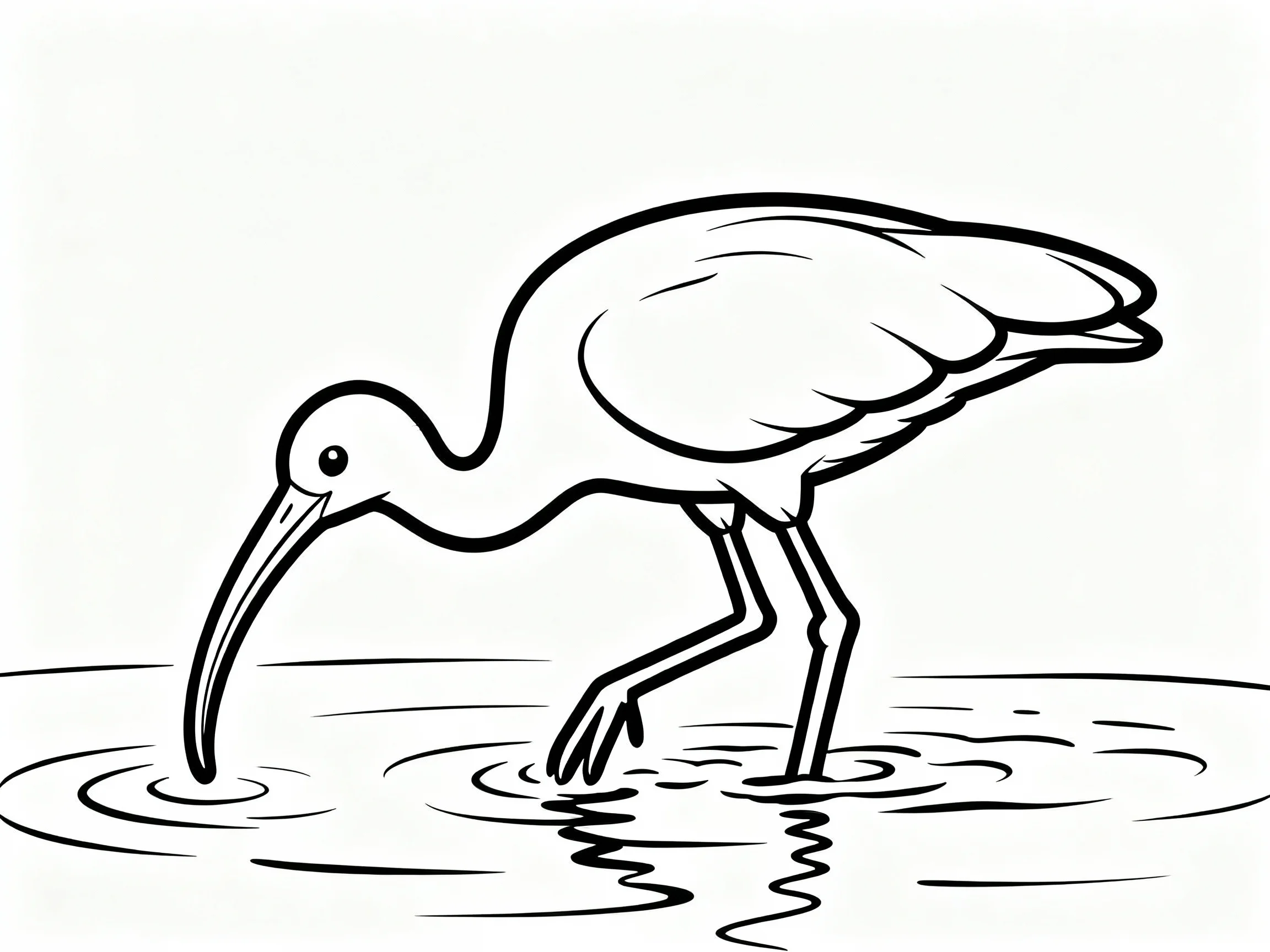 Ibis Wading
