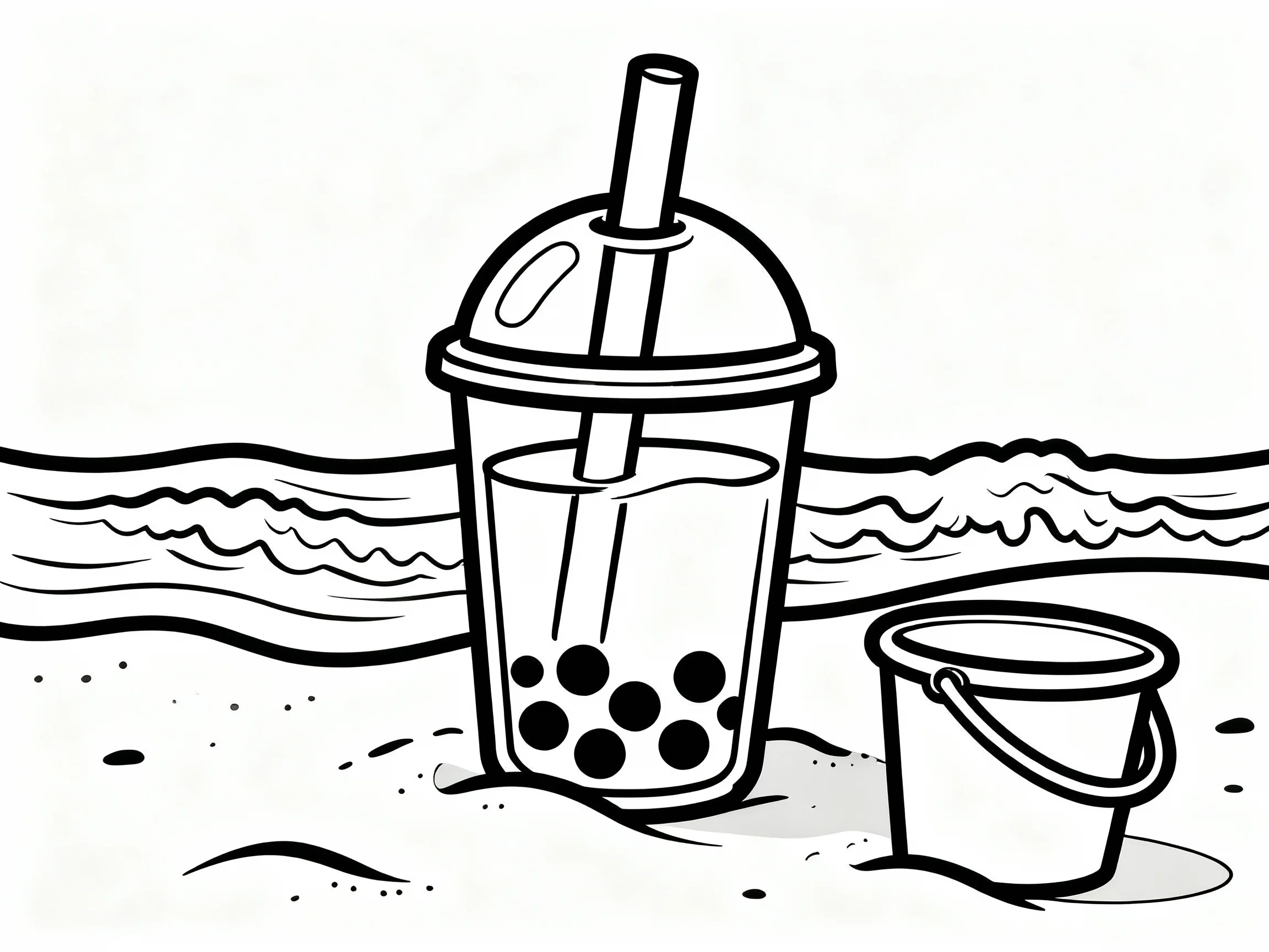 Boba at the Beach