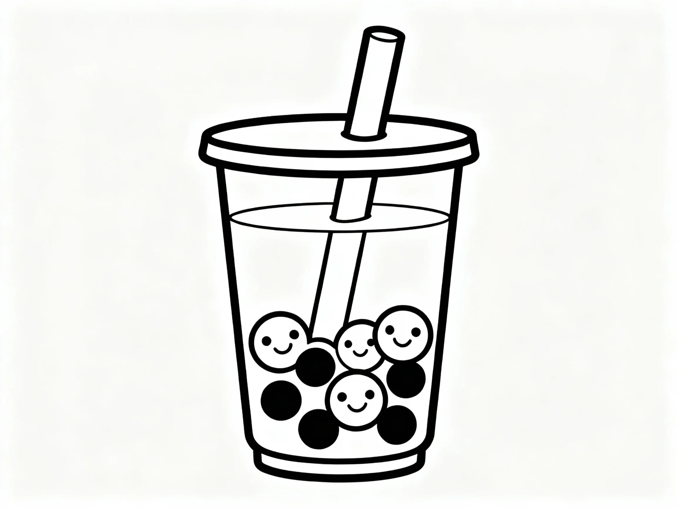 Smiling Boba Bubbles