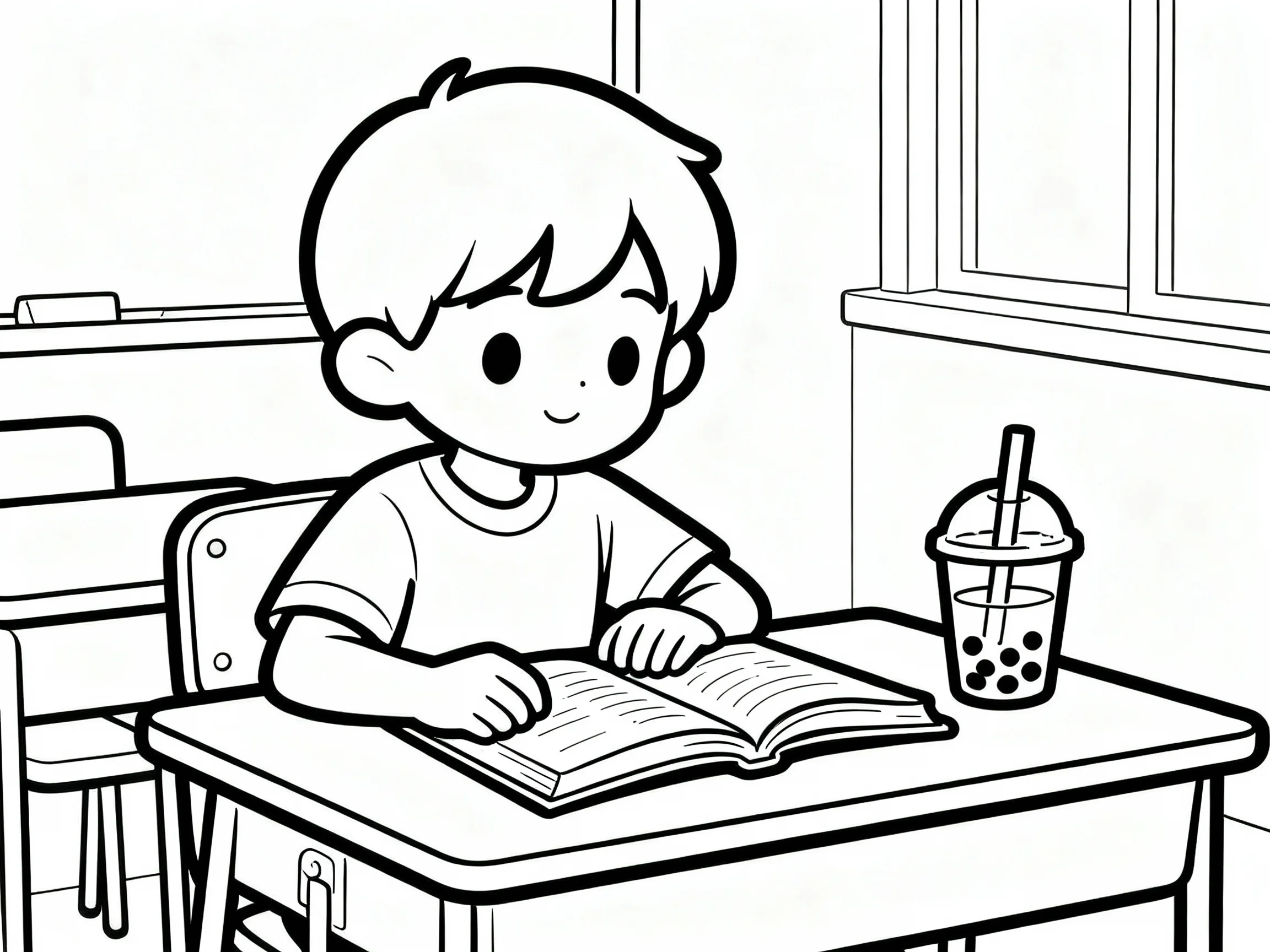 School Day with Boba