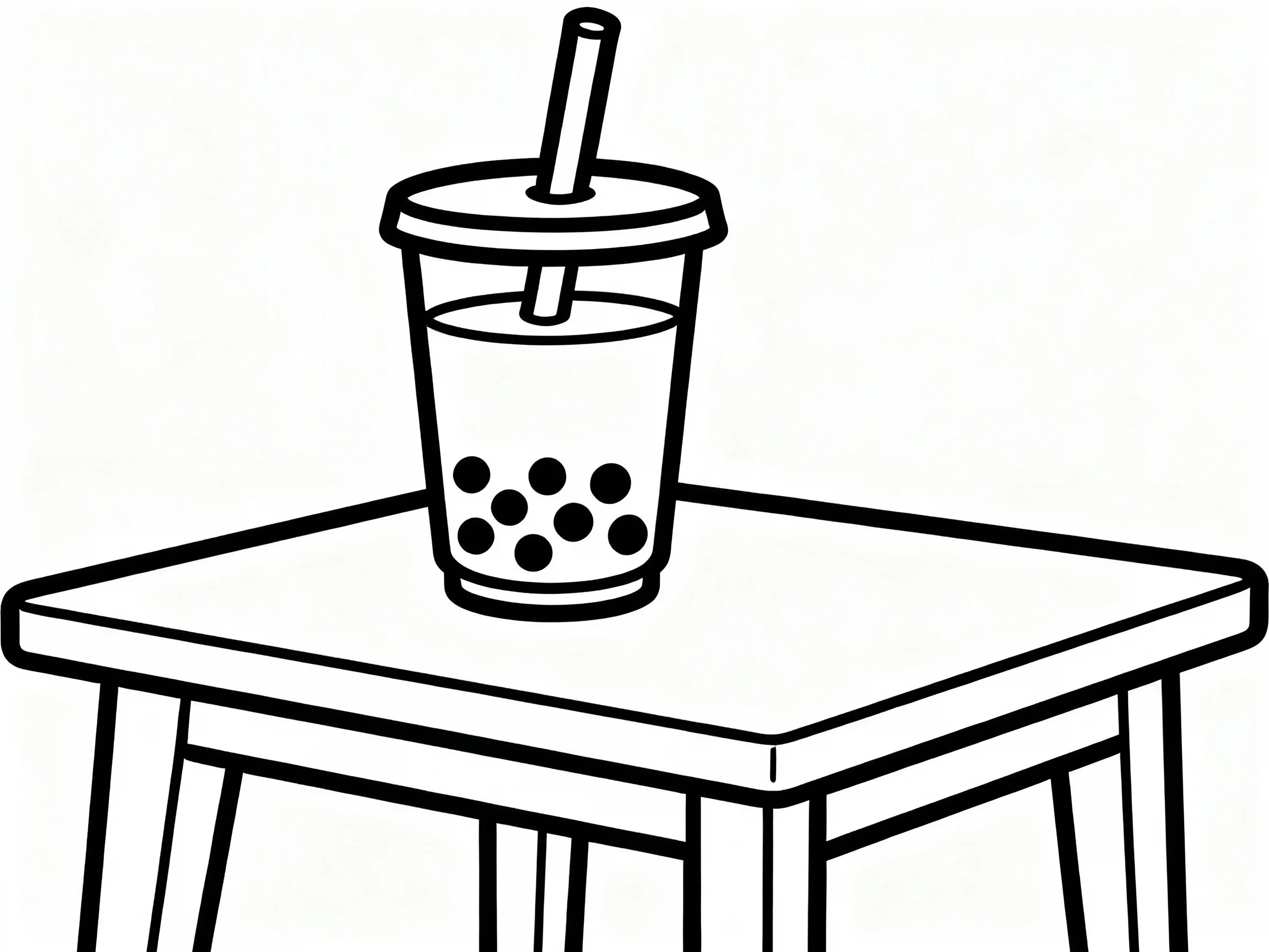Boba on a Table
