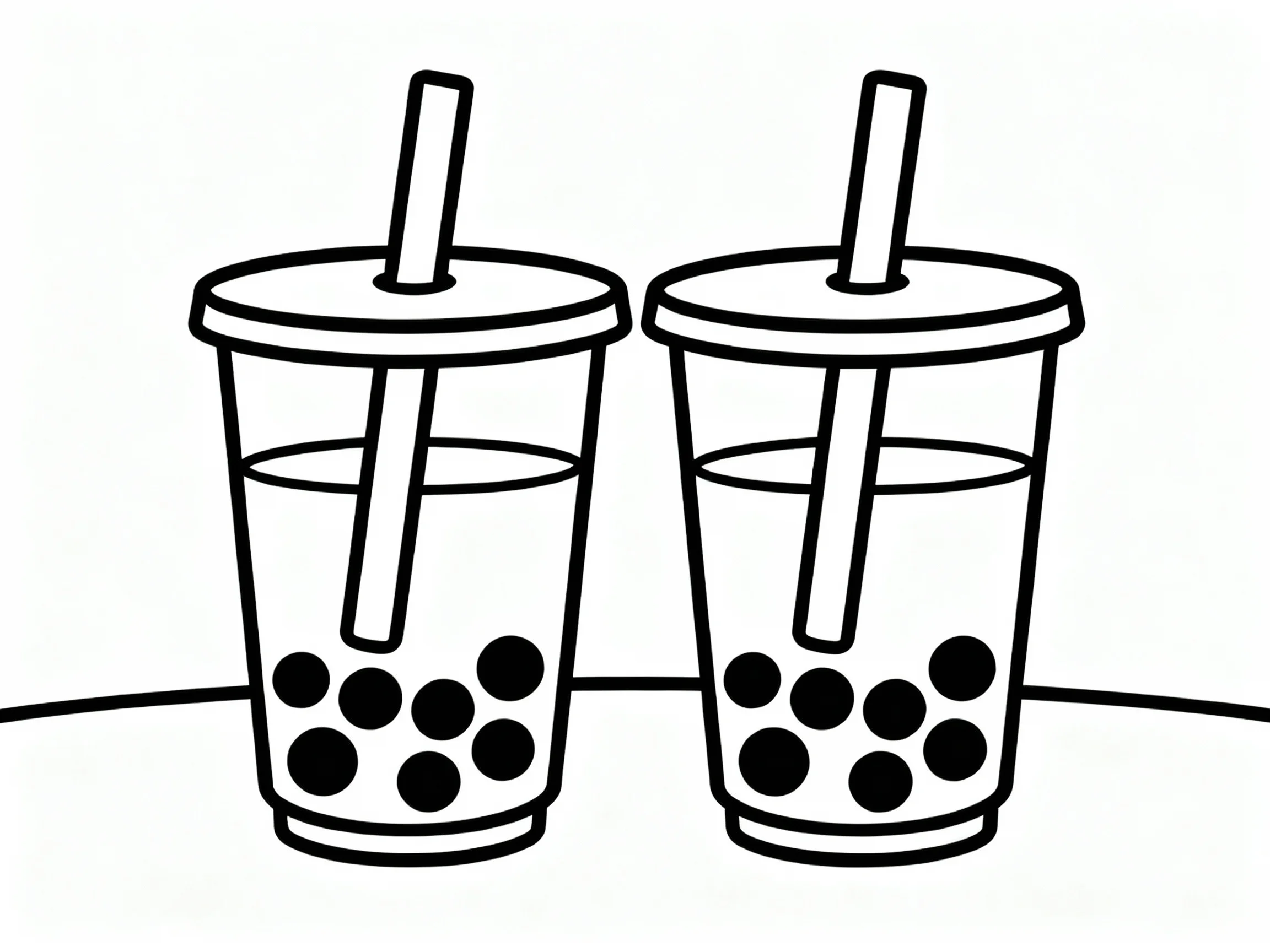 Twin Boba Cups