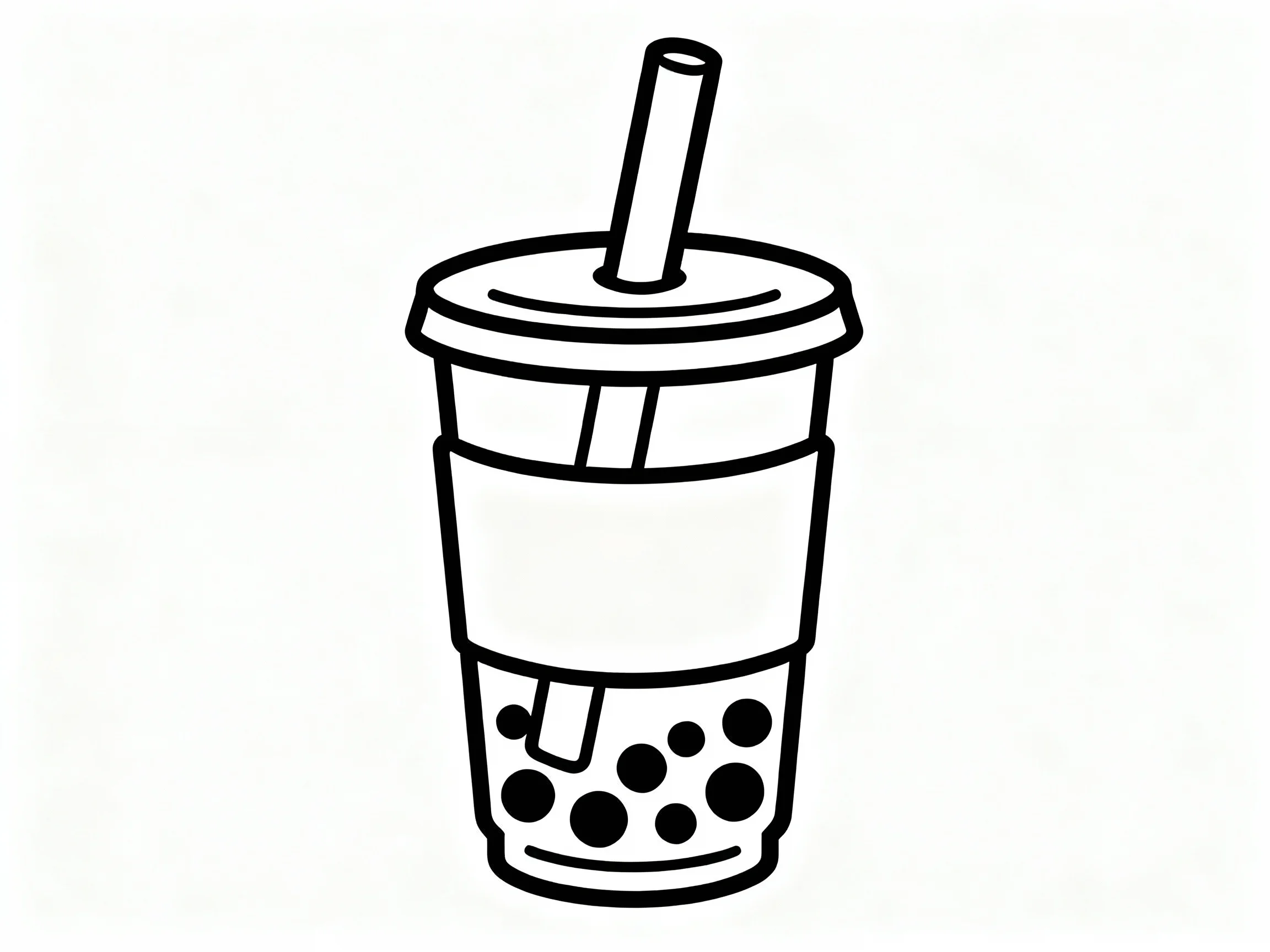 Boba with Decorative Napkin Ring