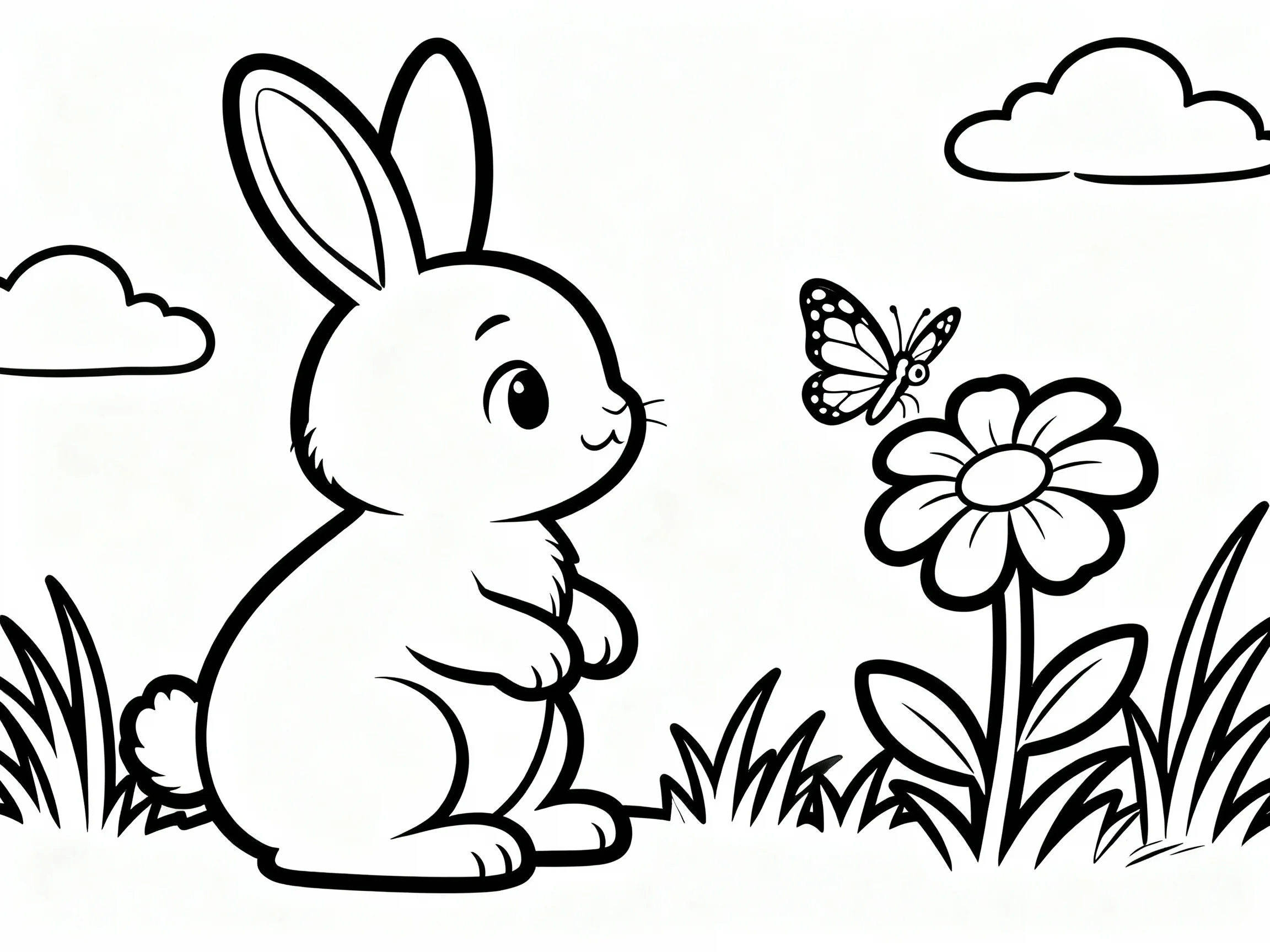 Bunny with Butterfly