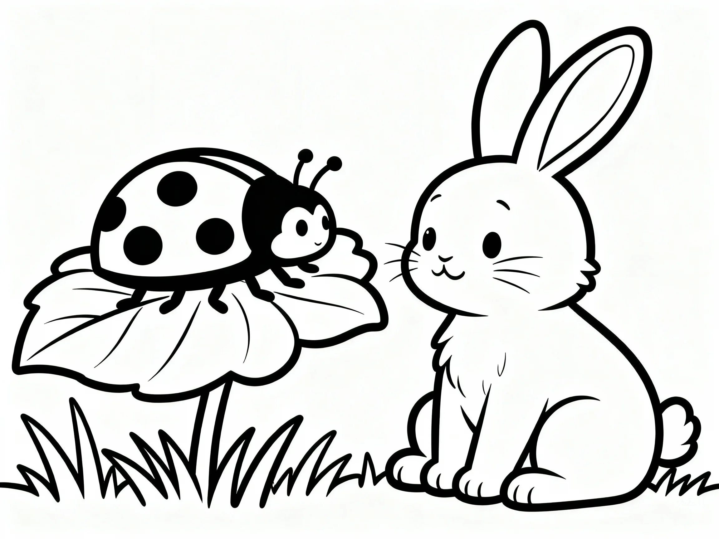 Bunny and Ladybug