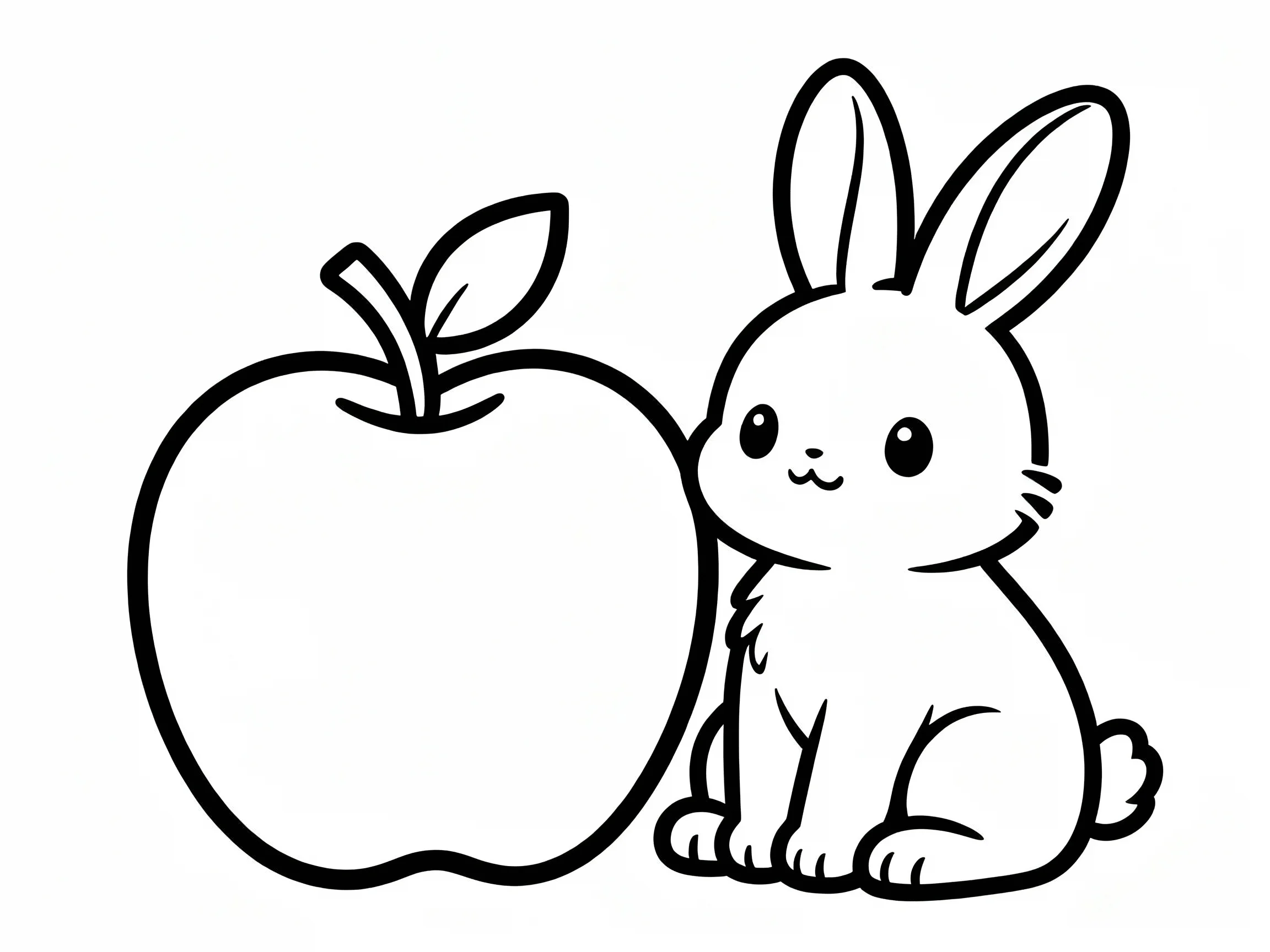 Bunny with Apple