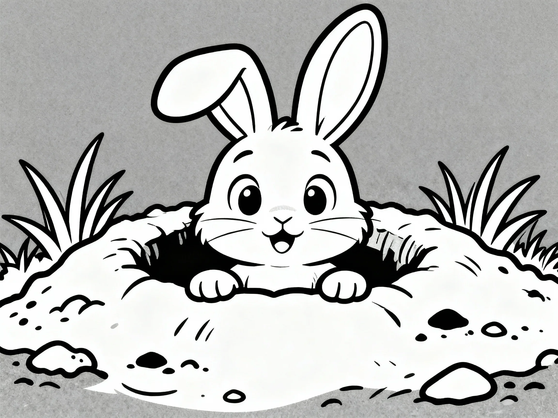 Bunny in Burrow