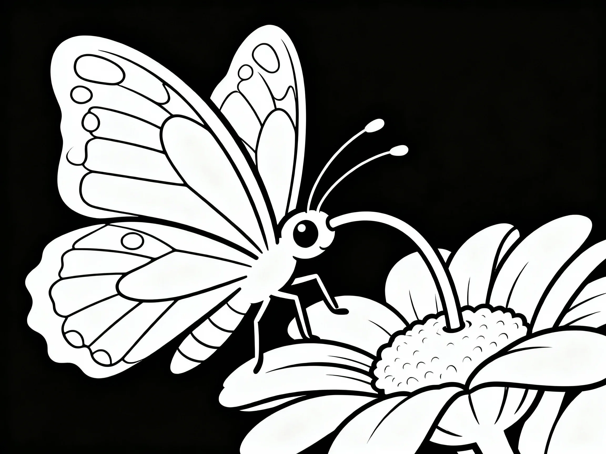 Butterfly Drinking Nectar