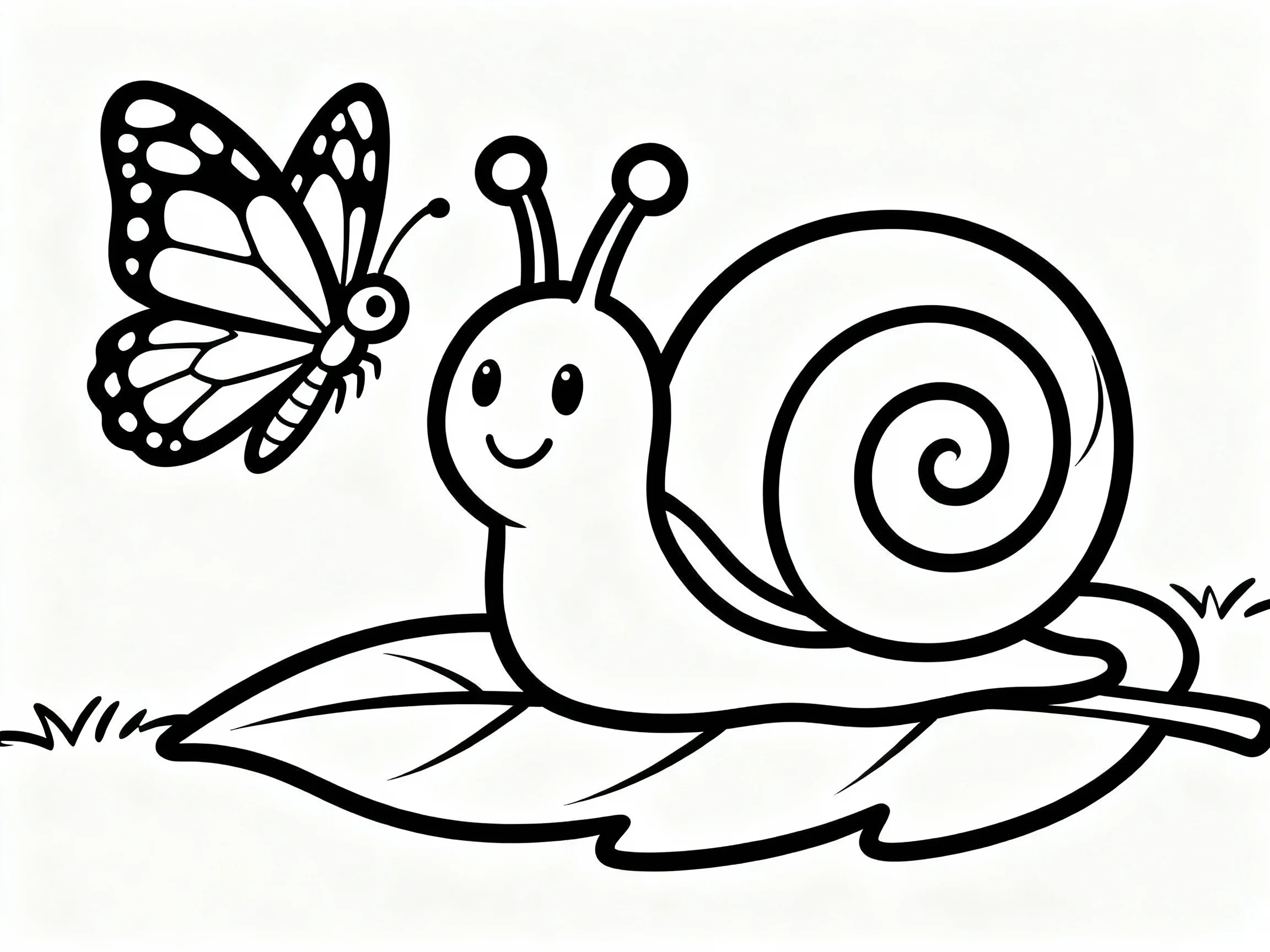 Butterfly and Snail