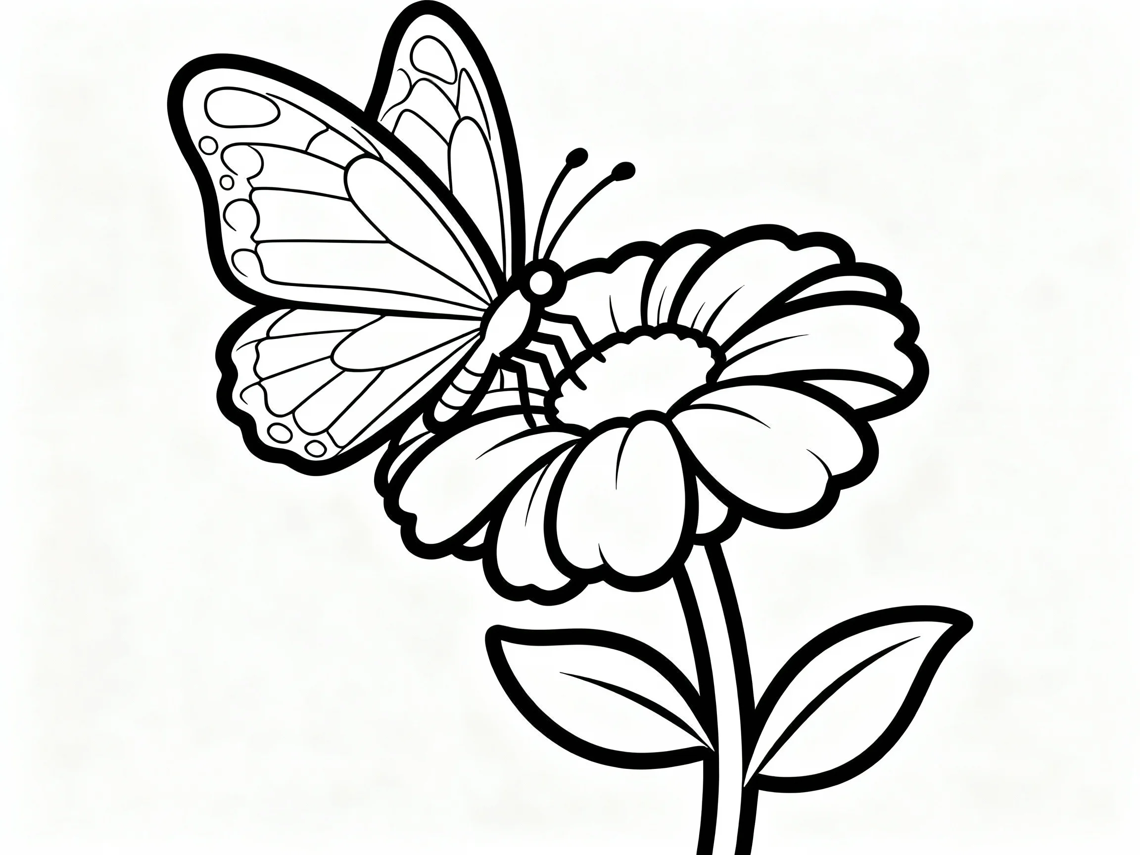 Butterfly on a Wildflower