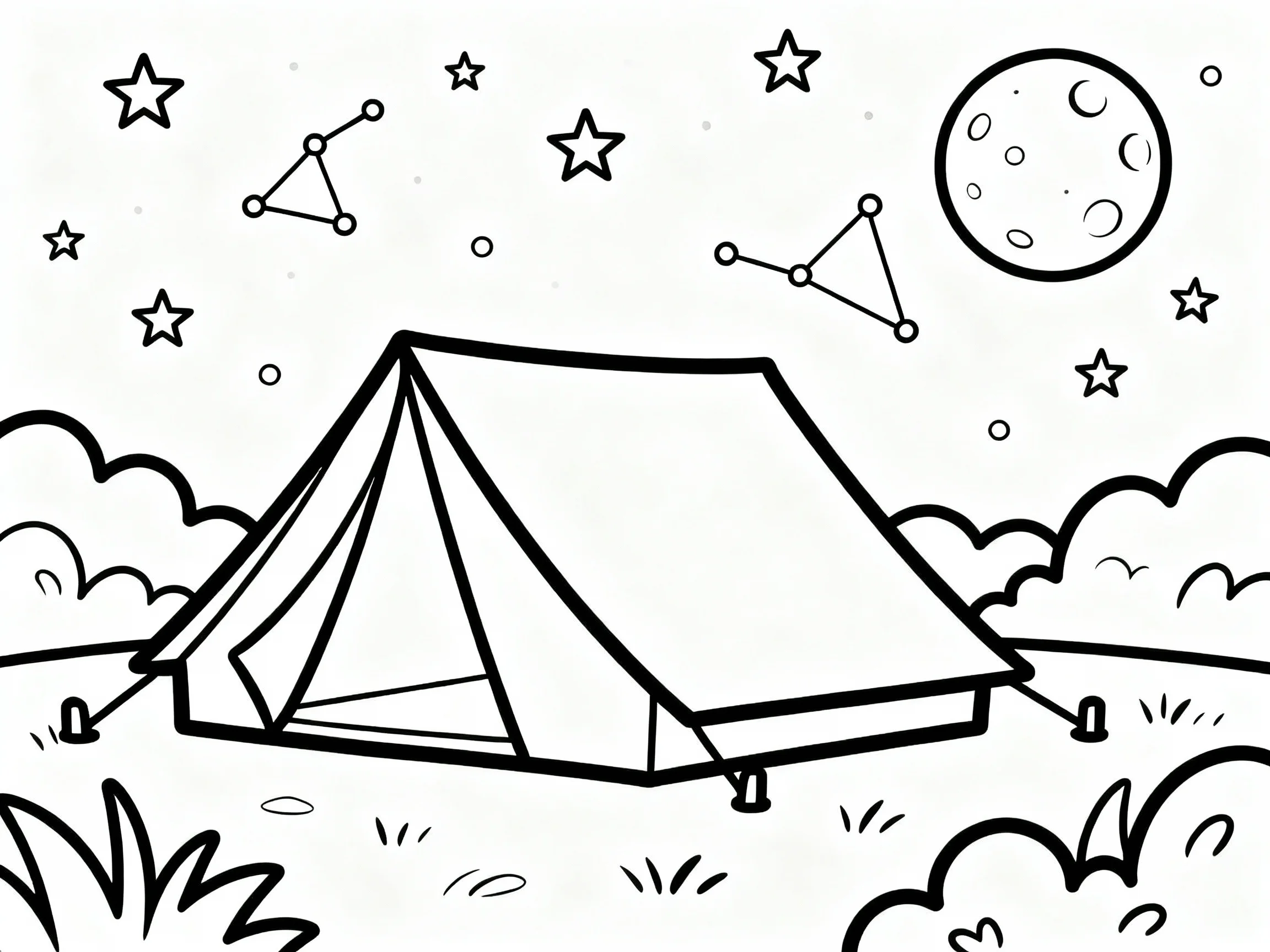 Tent under Stars