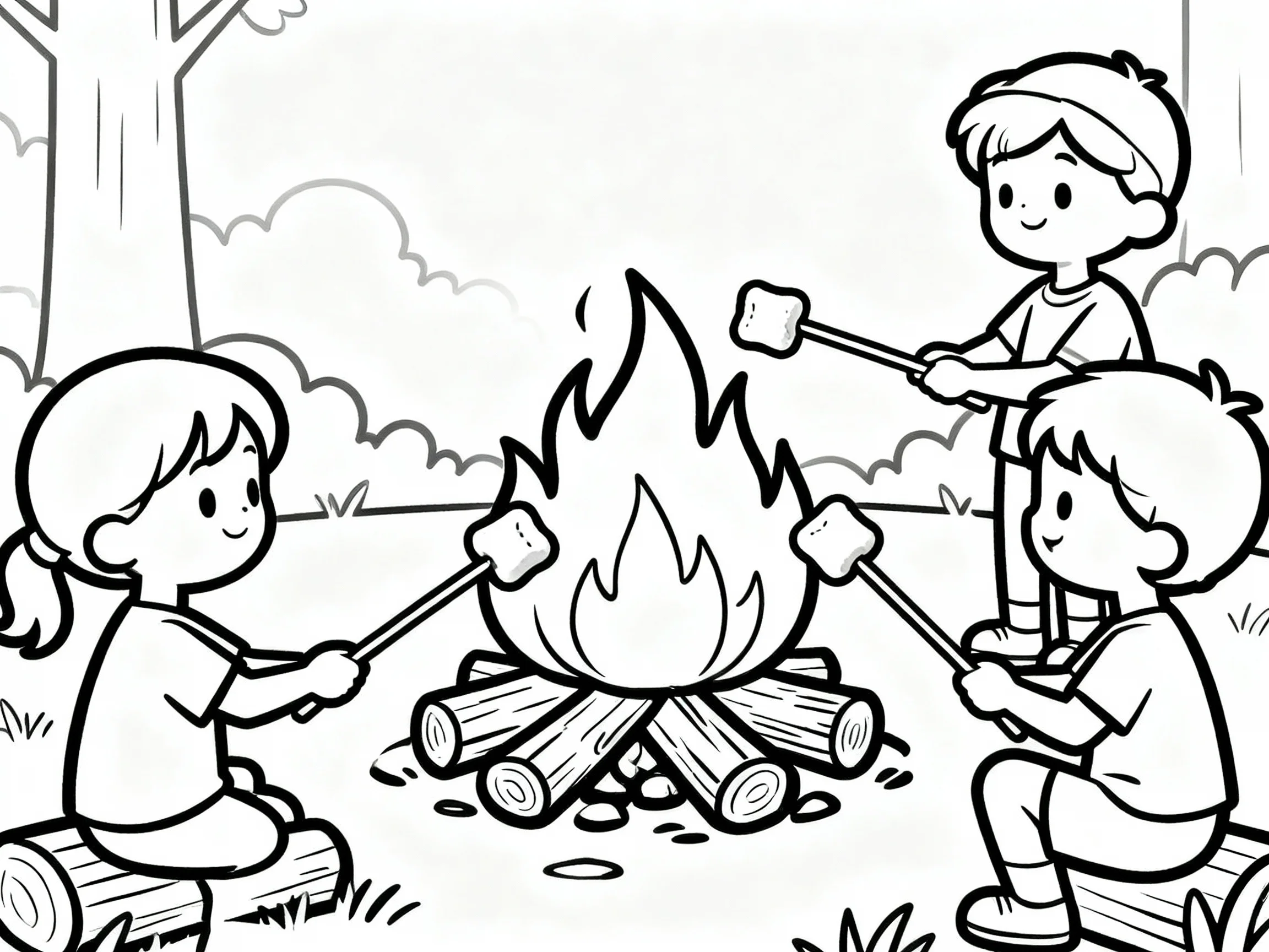 Campfire with Marshmallows