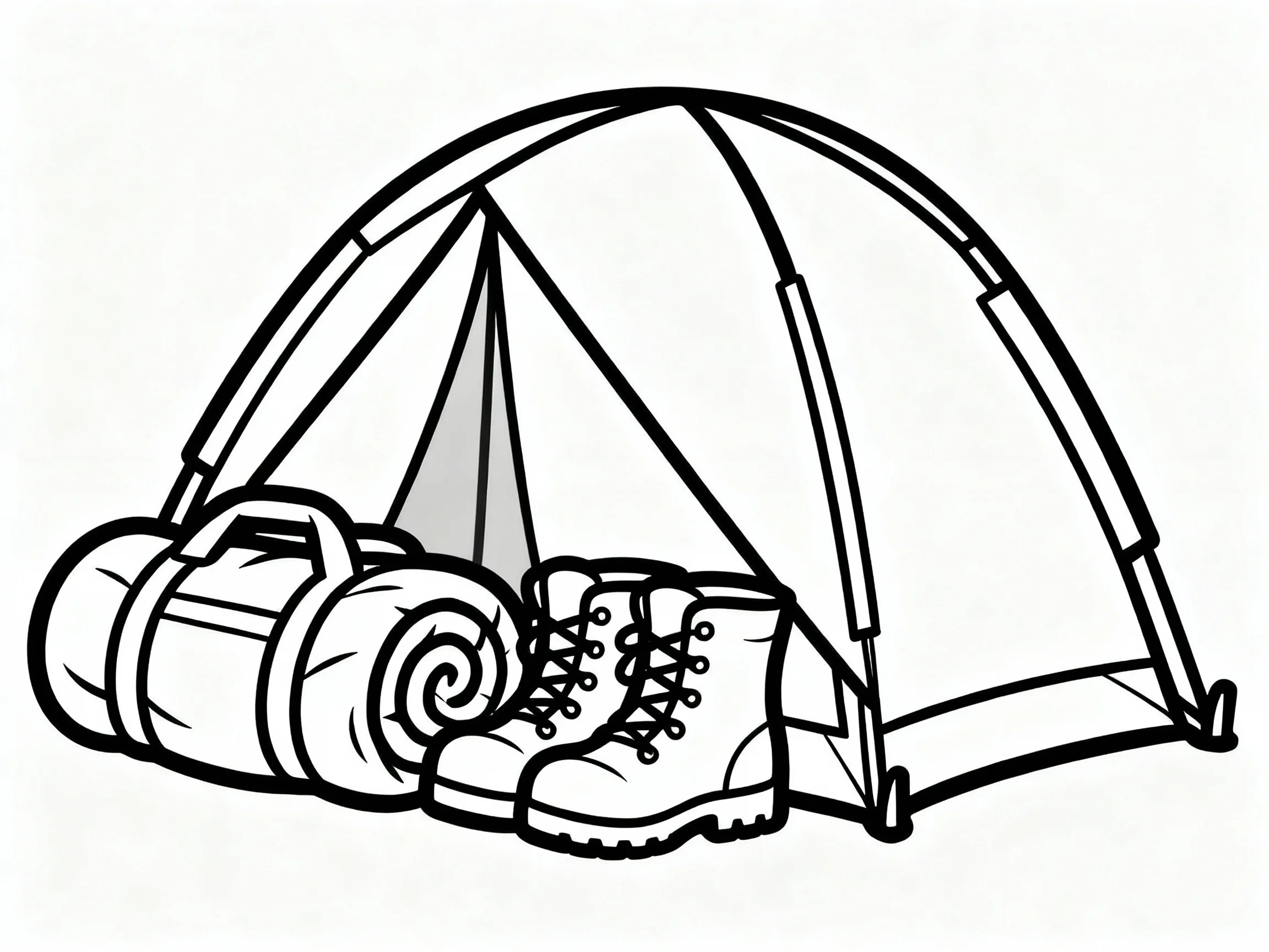 Camping Supplies Stack