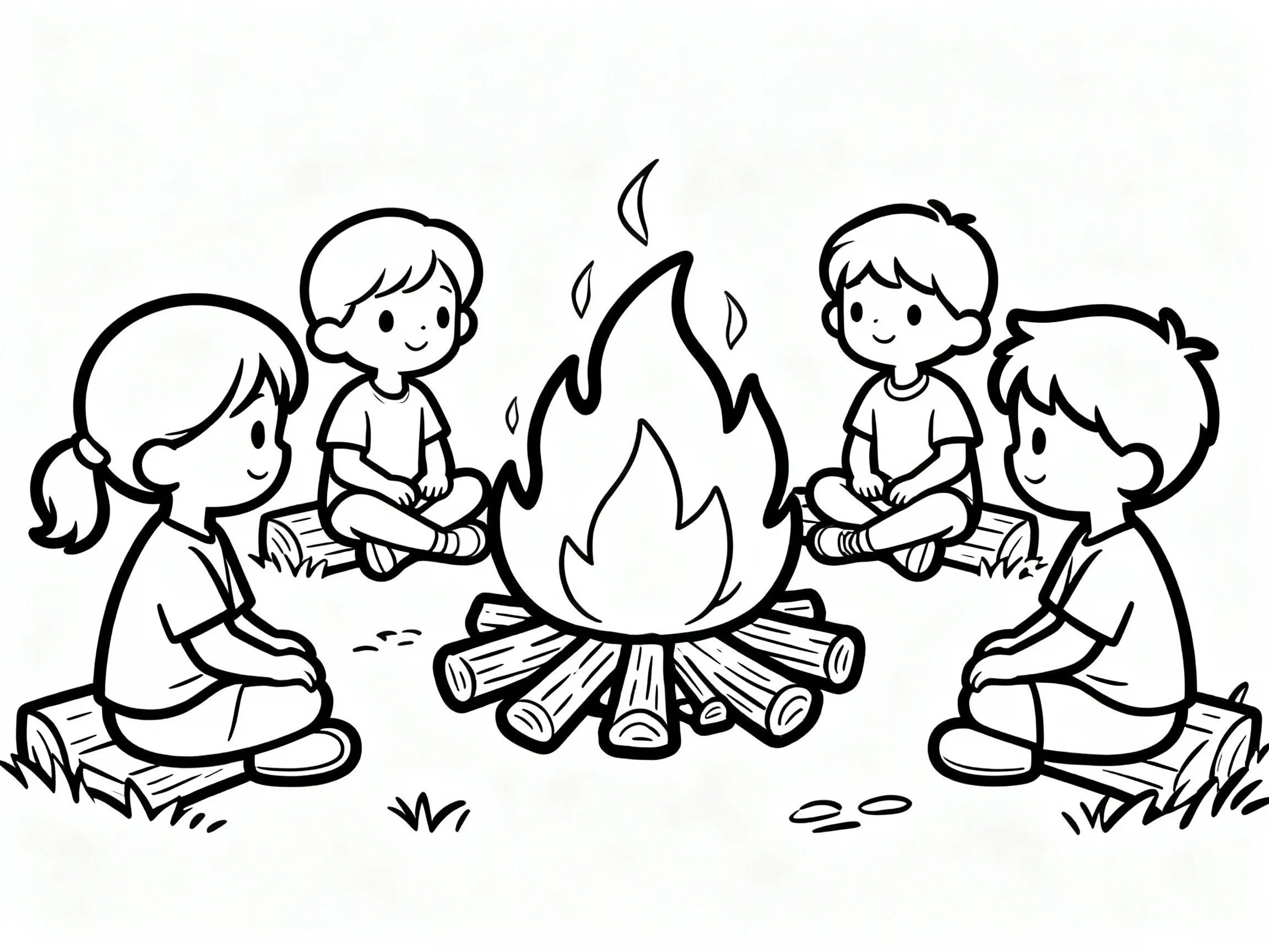 Bonfire with Friends