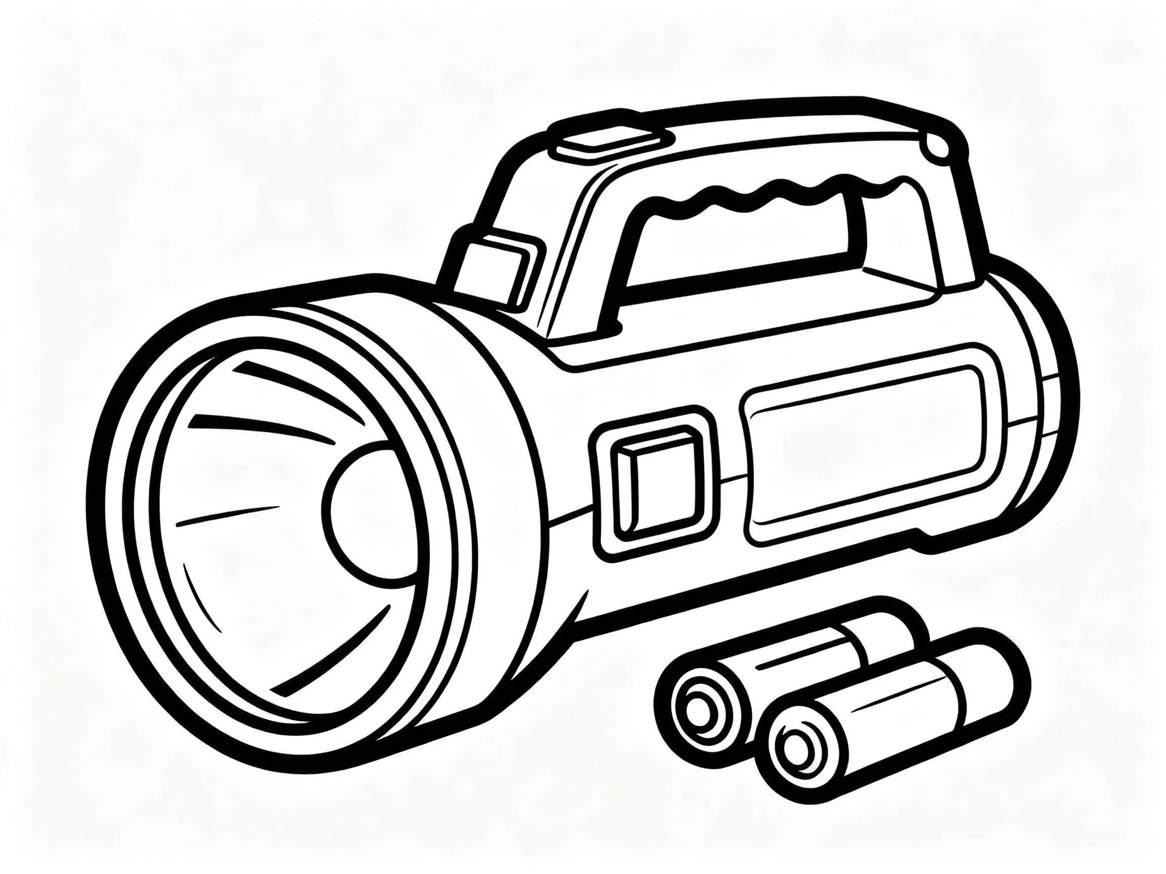 Flashlight and Batteries