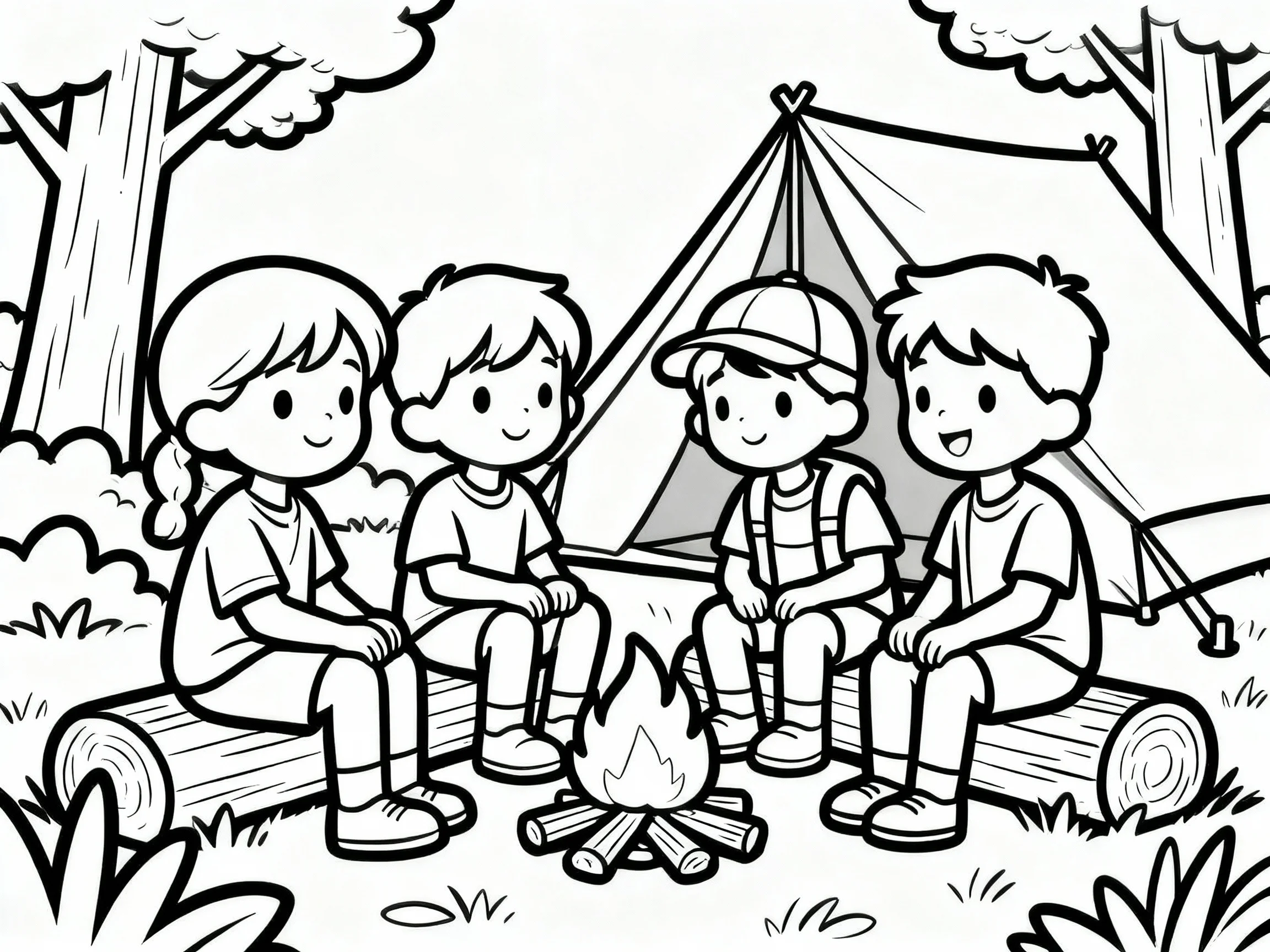 Camping Friends