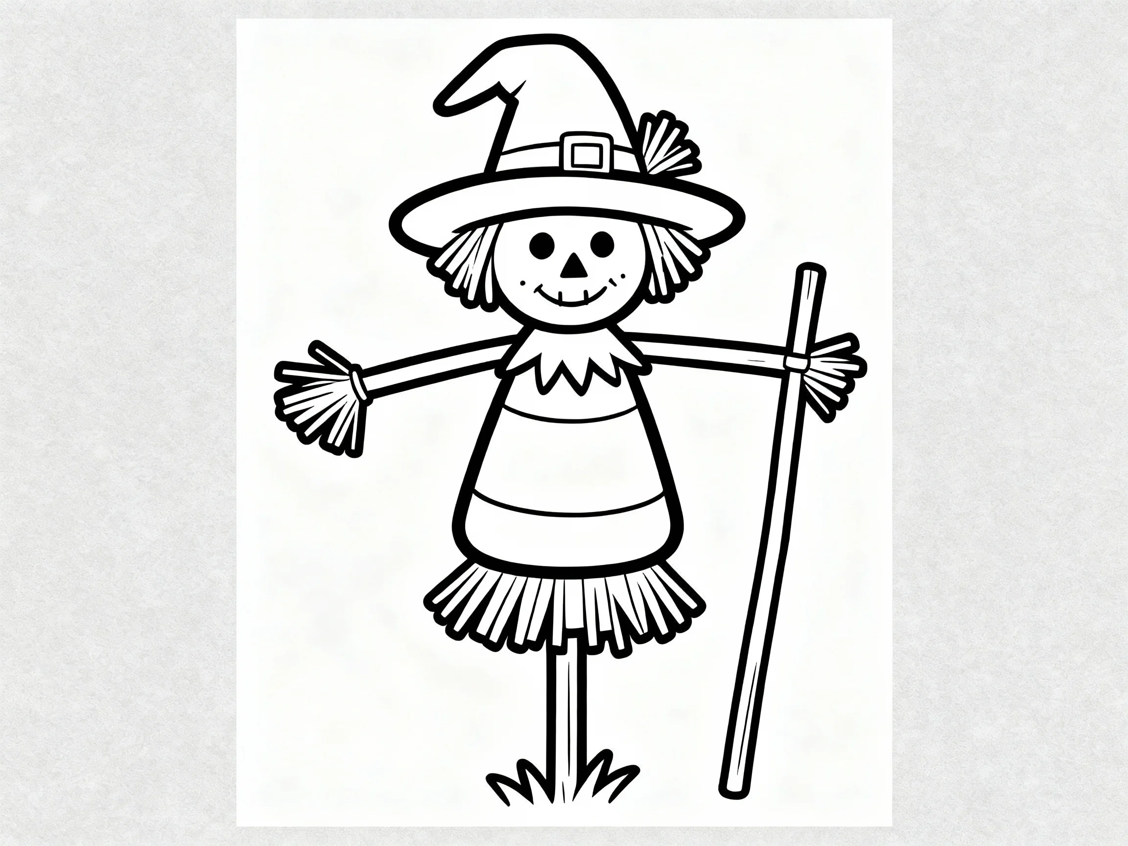 Candy Corn Scarecrow