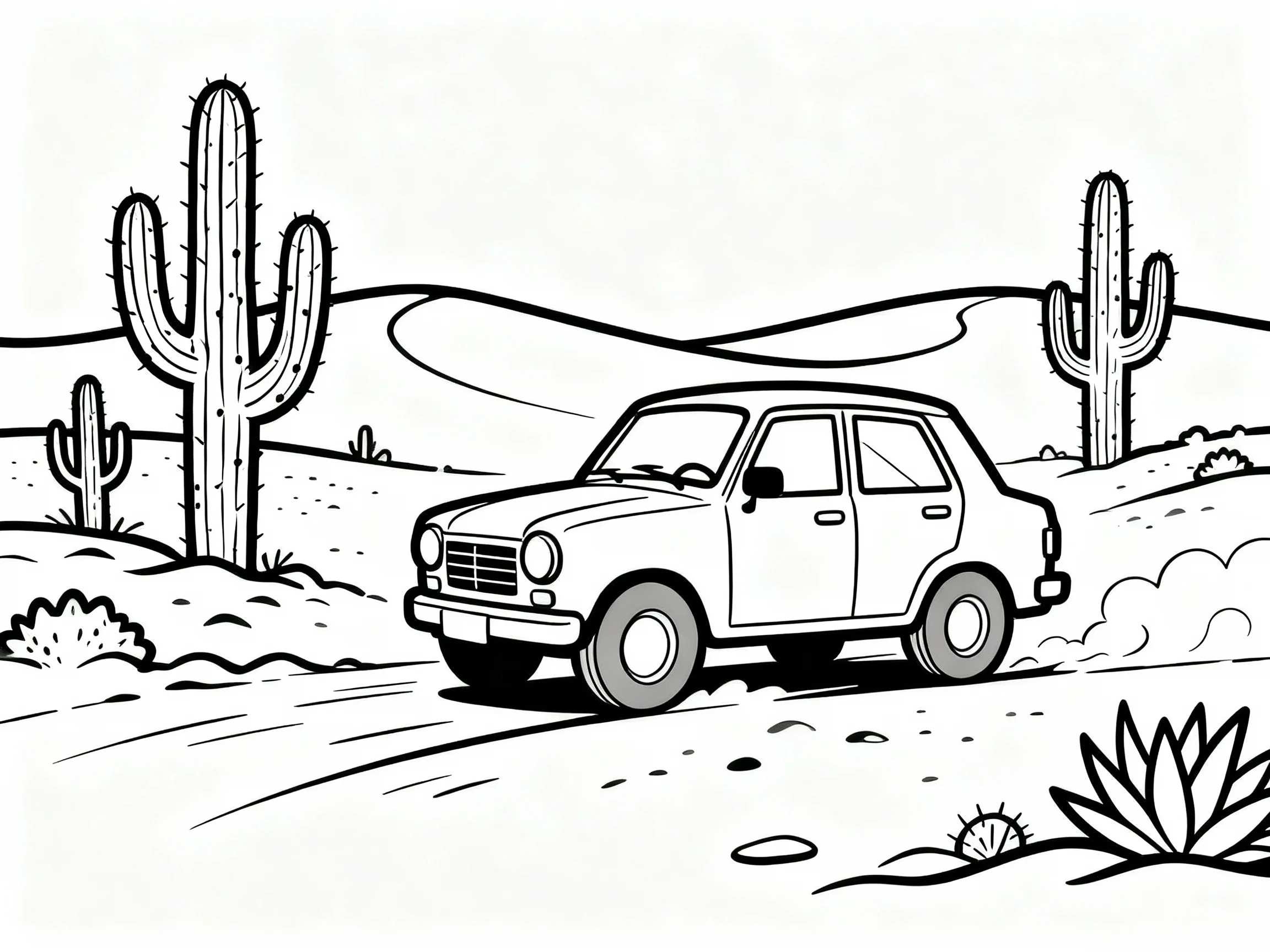 Car in the Desert
