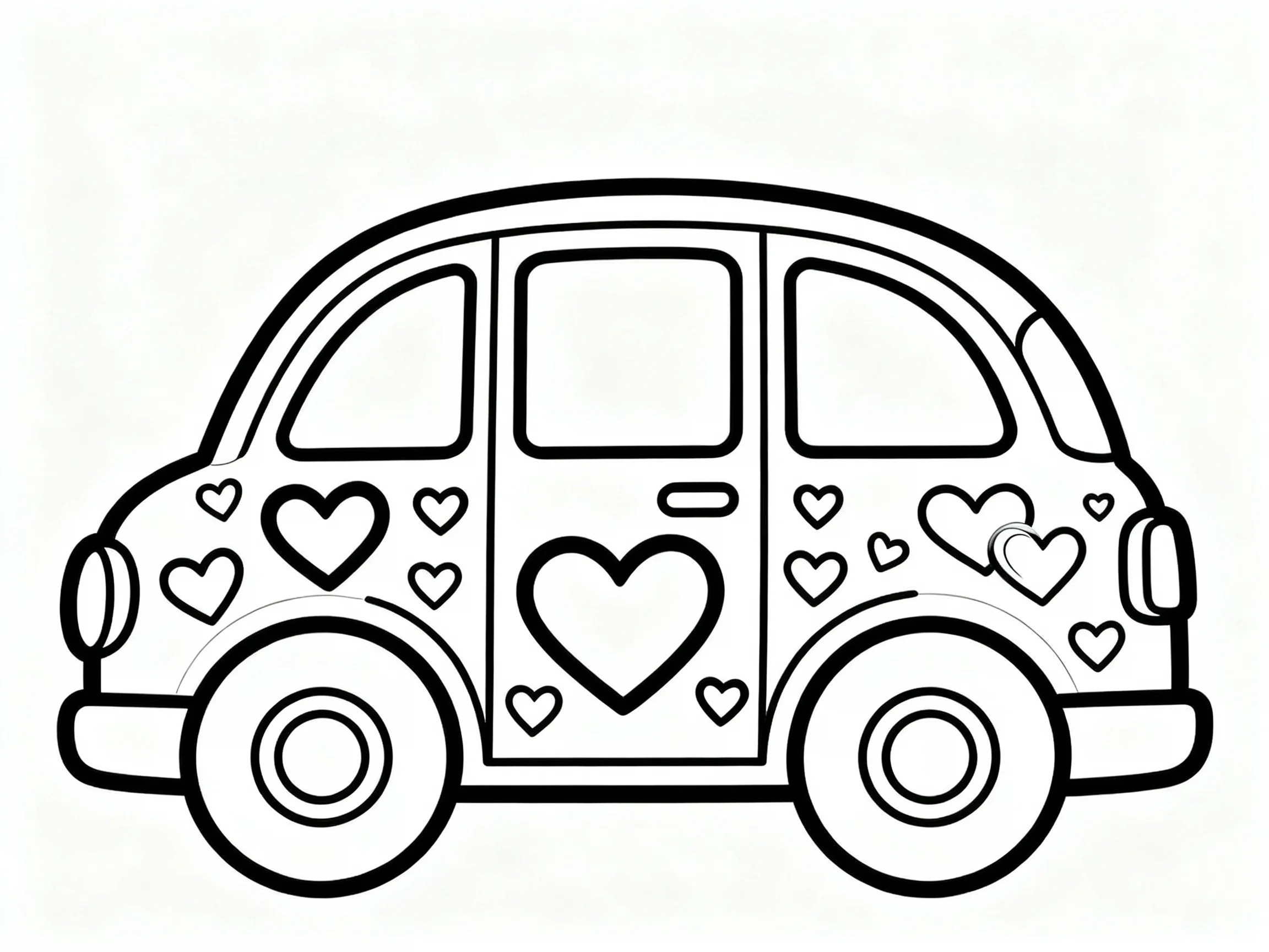 Car with Hearts