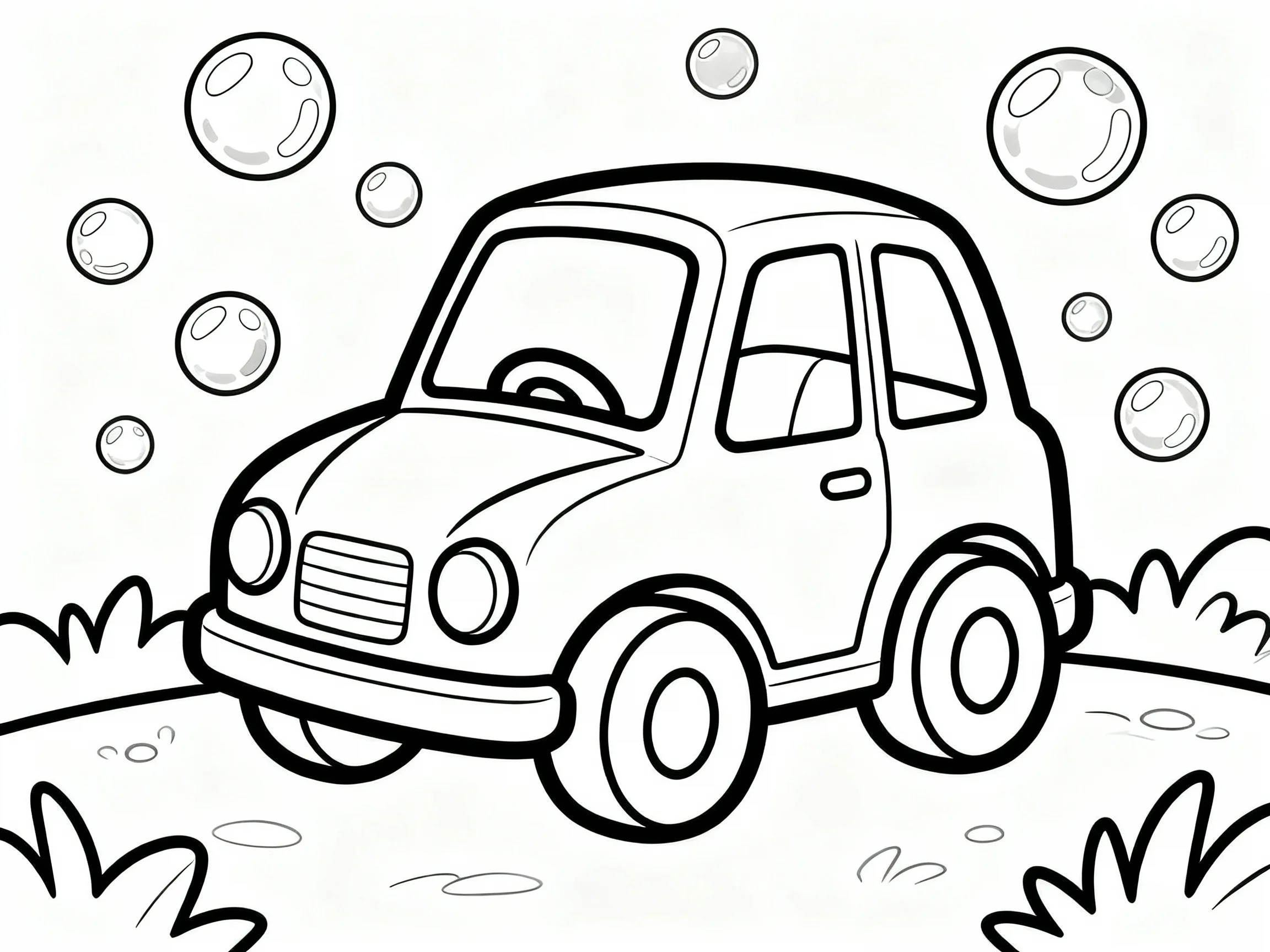 Car with Bubbles