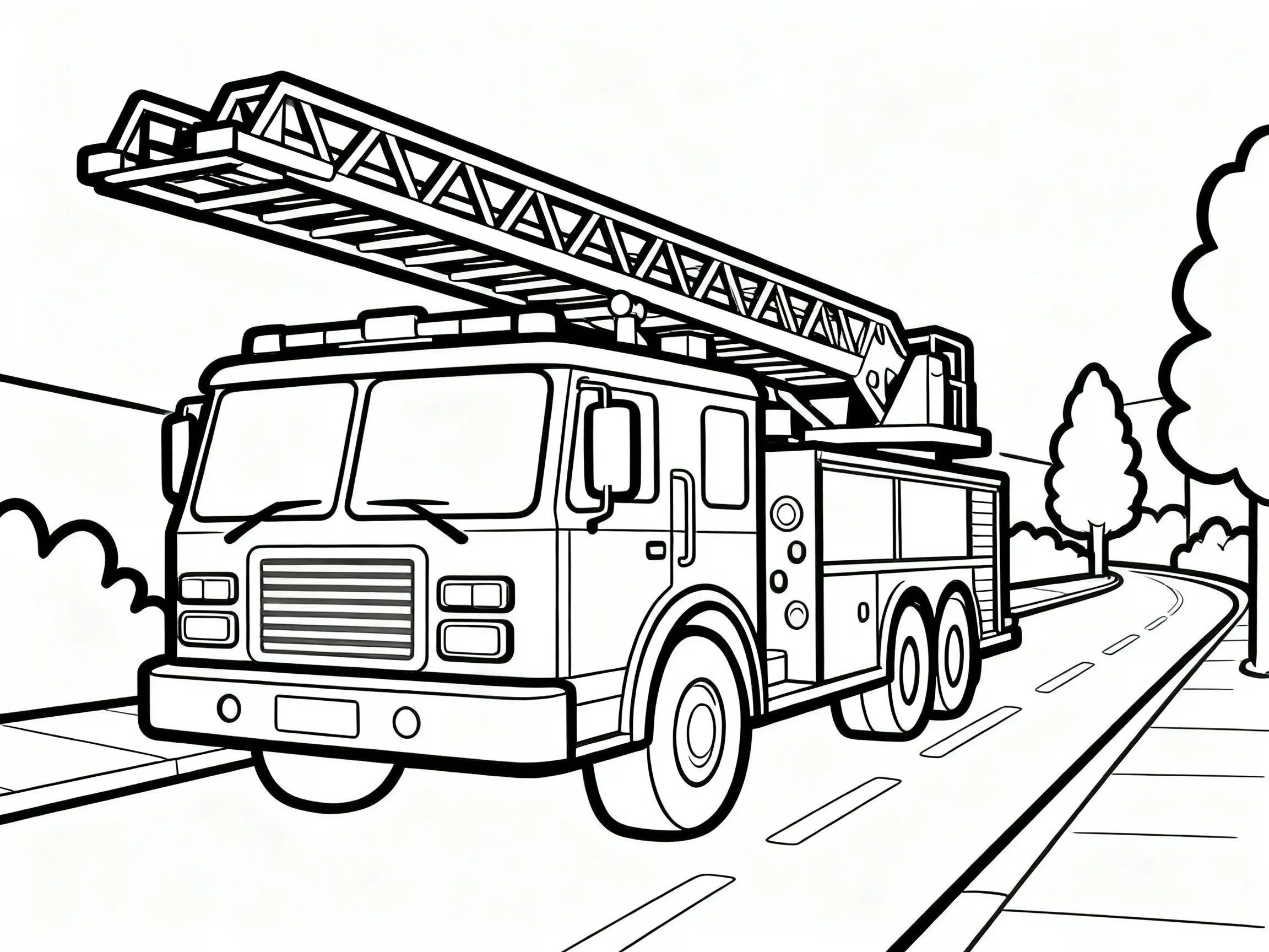 Fire Engine Rushing