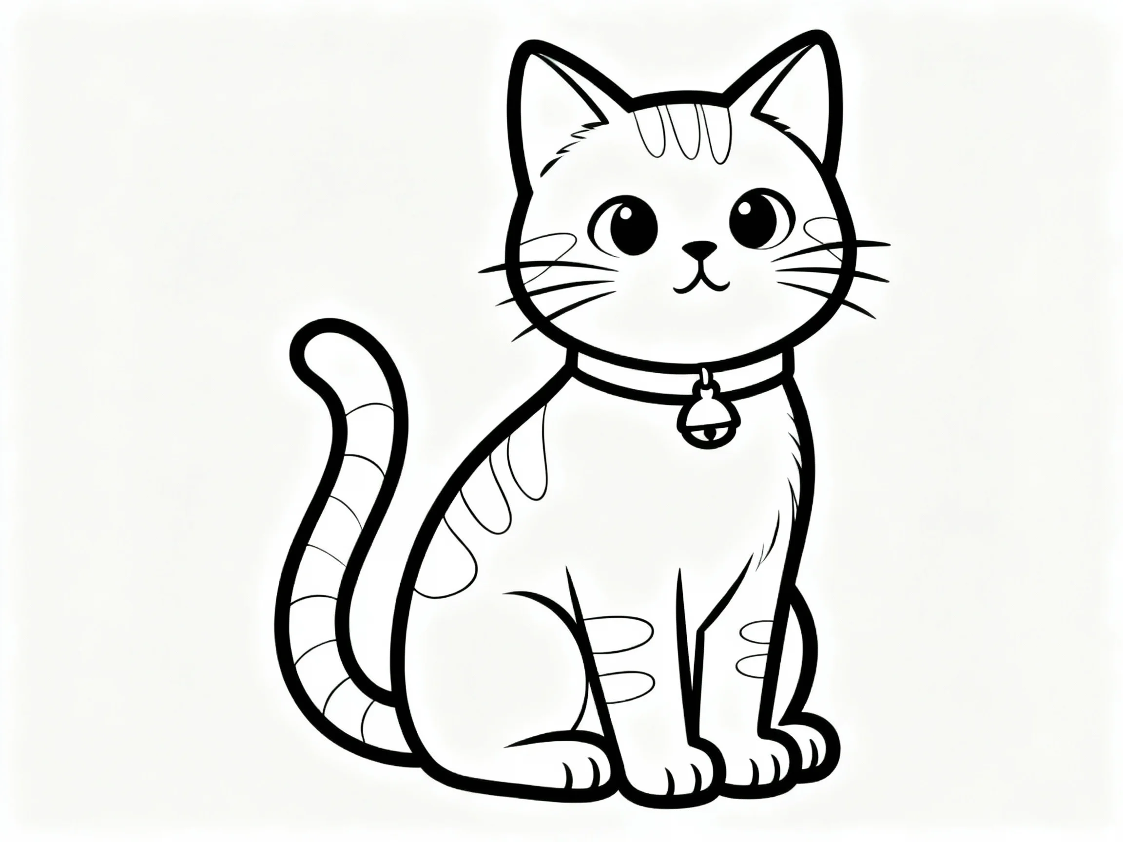 Cat with a Bell Collar