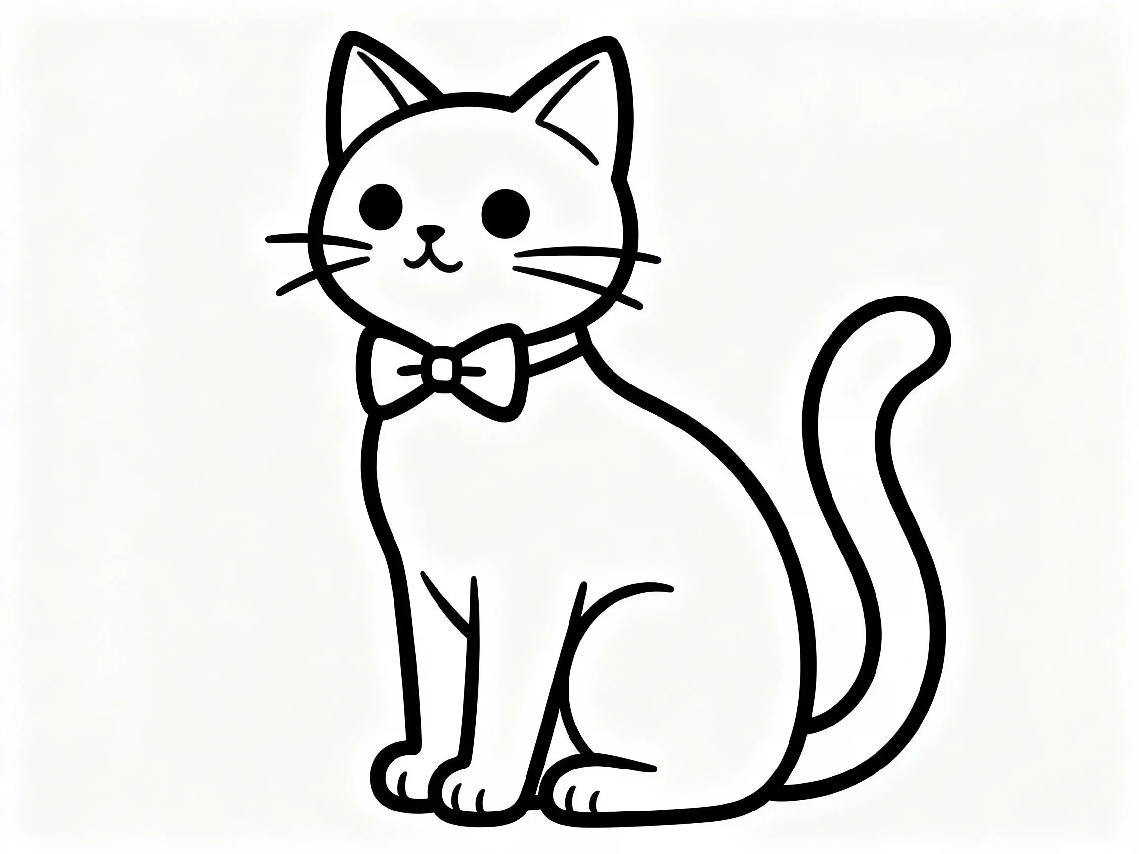 Cat Wearing a Bowtie