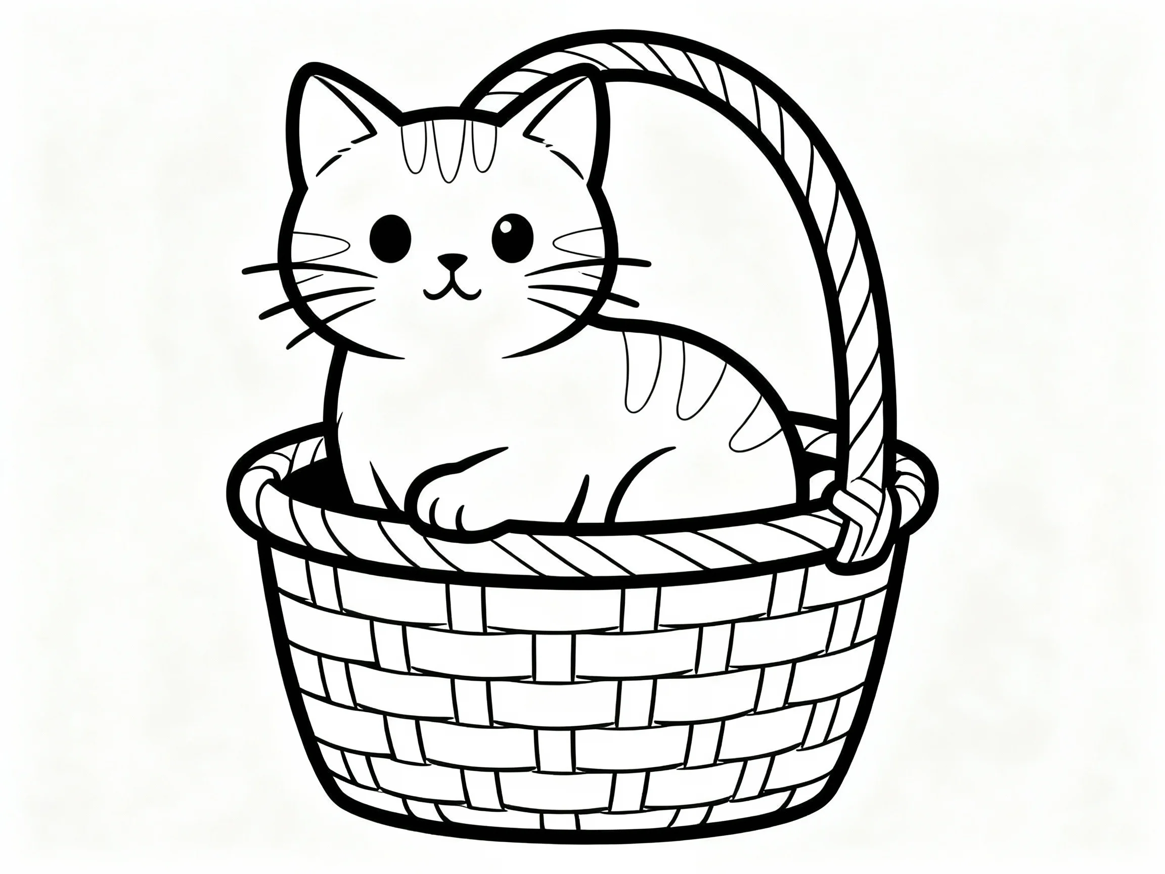 Cat in a Basket