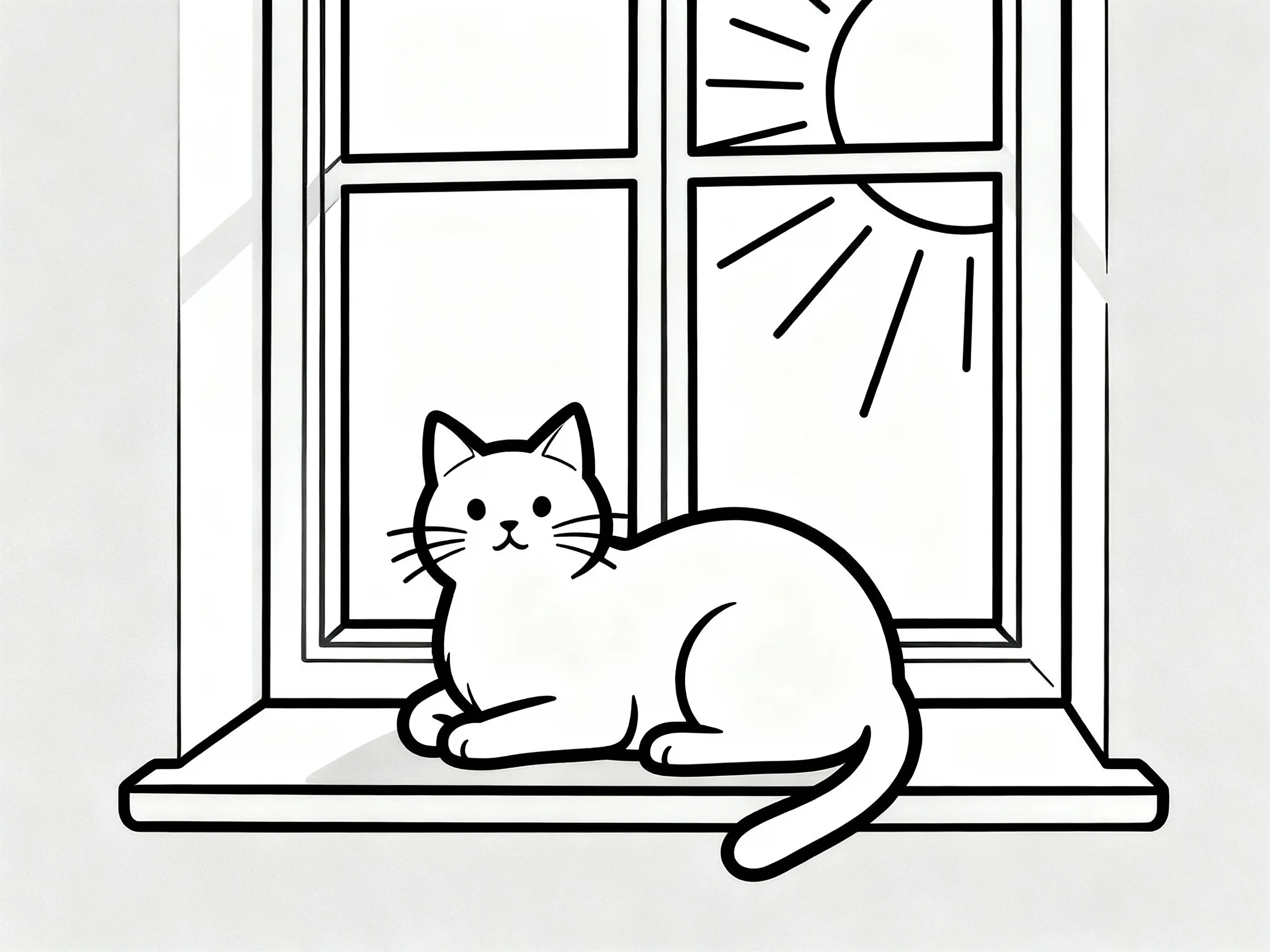 Cat in a Sunbeam