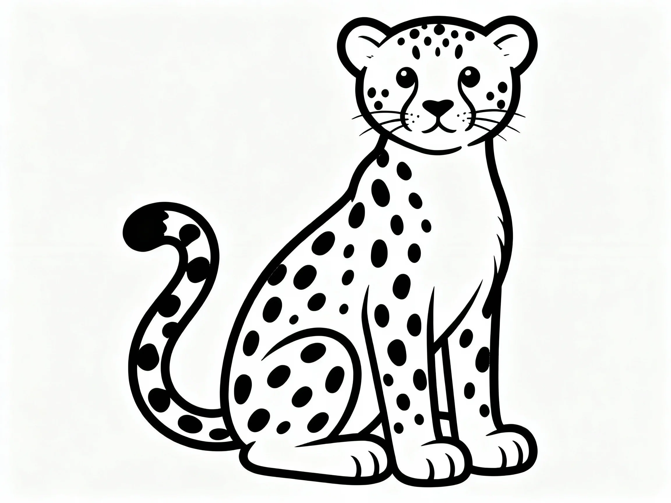 Sitting Cheetah