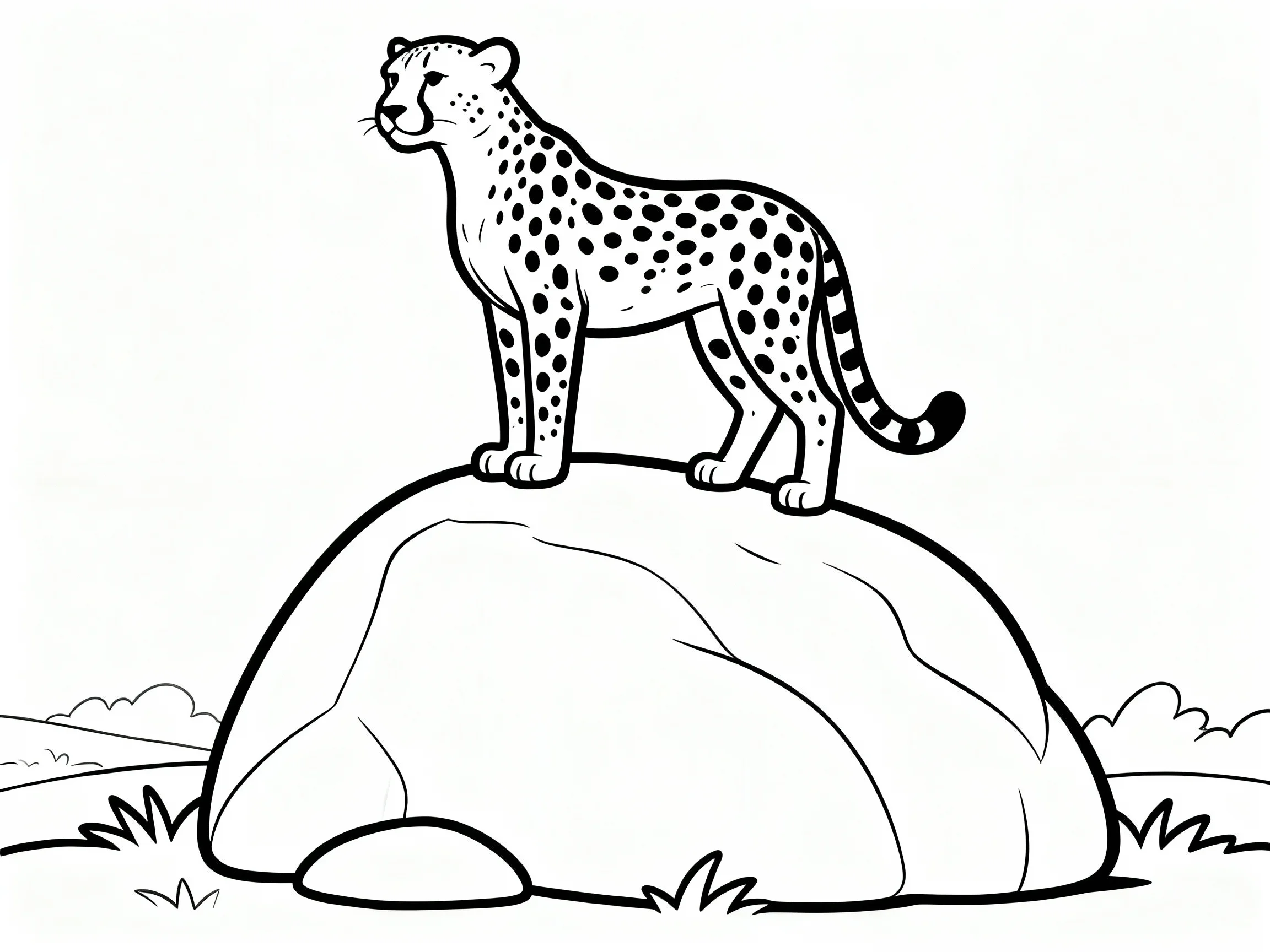 56 Fun Cheetah Coloring Pages (Free Download) preview