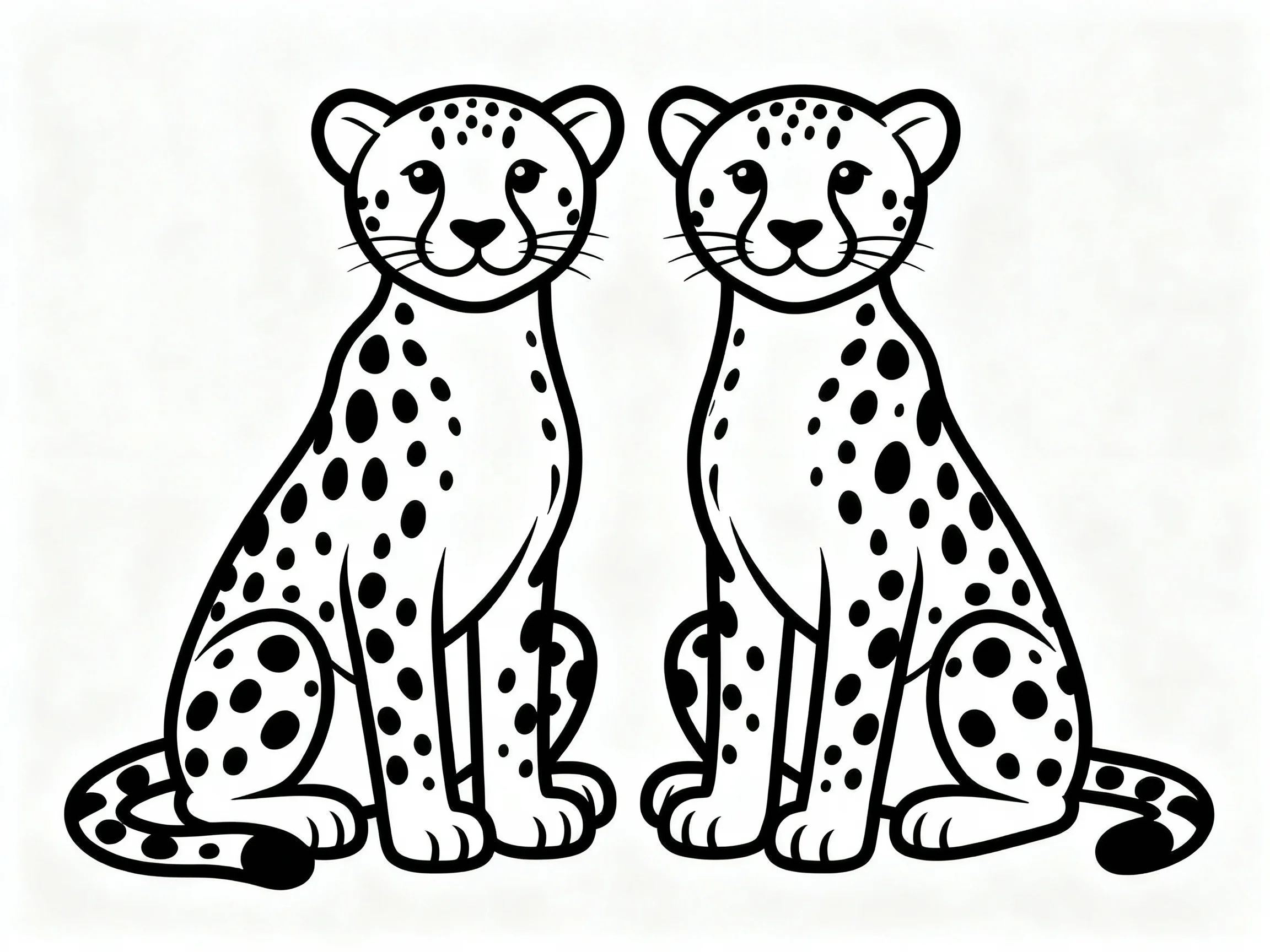 Two Cheetahs Together